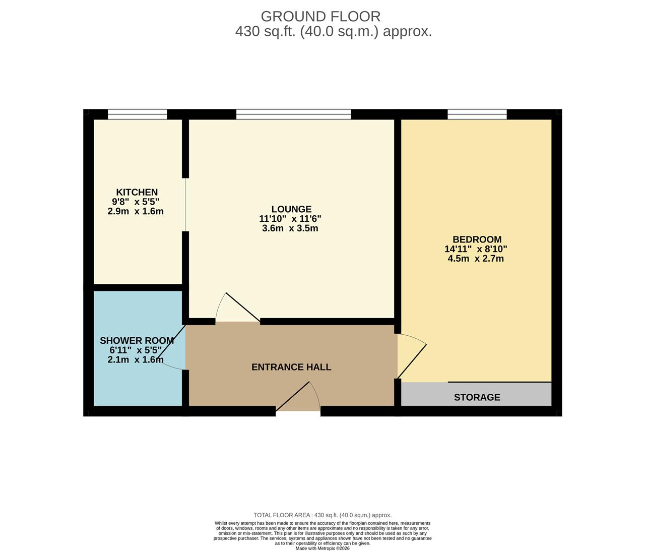 Flat 2, Guardian Court, Birmingham floorplan