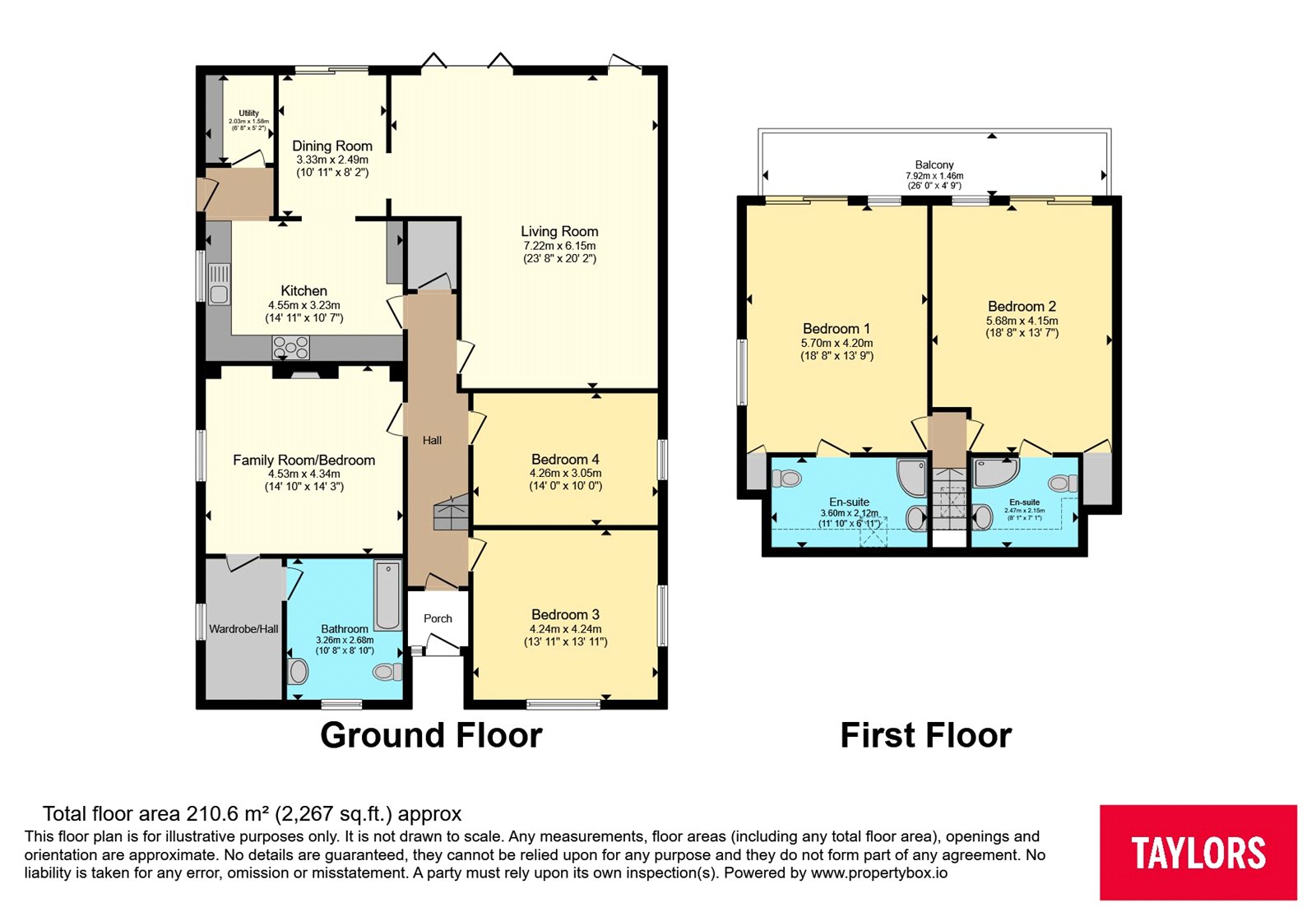 168, Station Road, Henlow floorplan