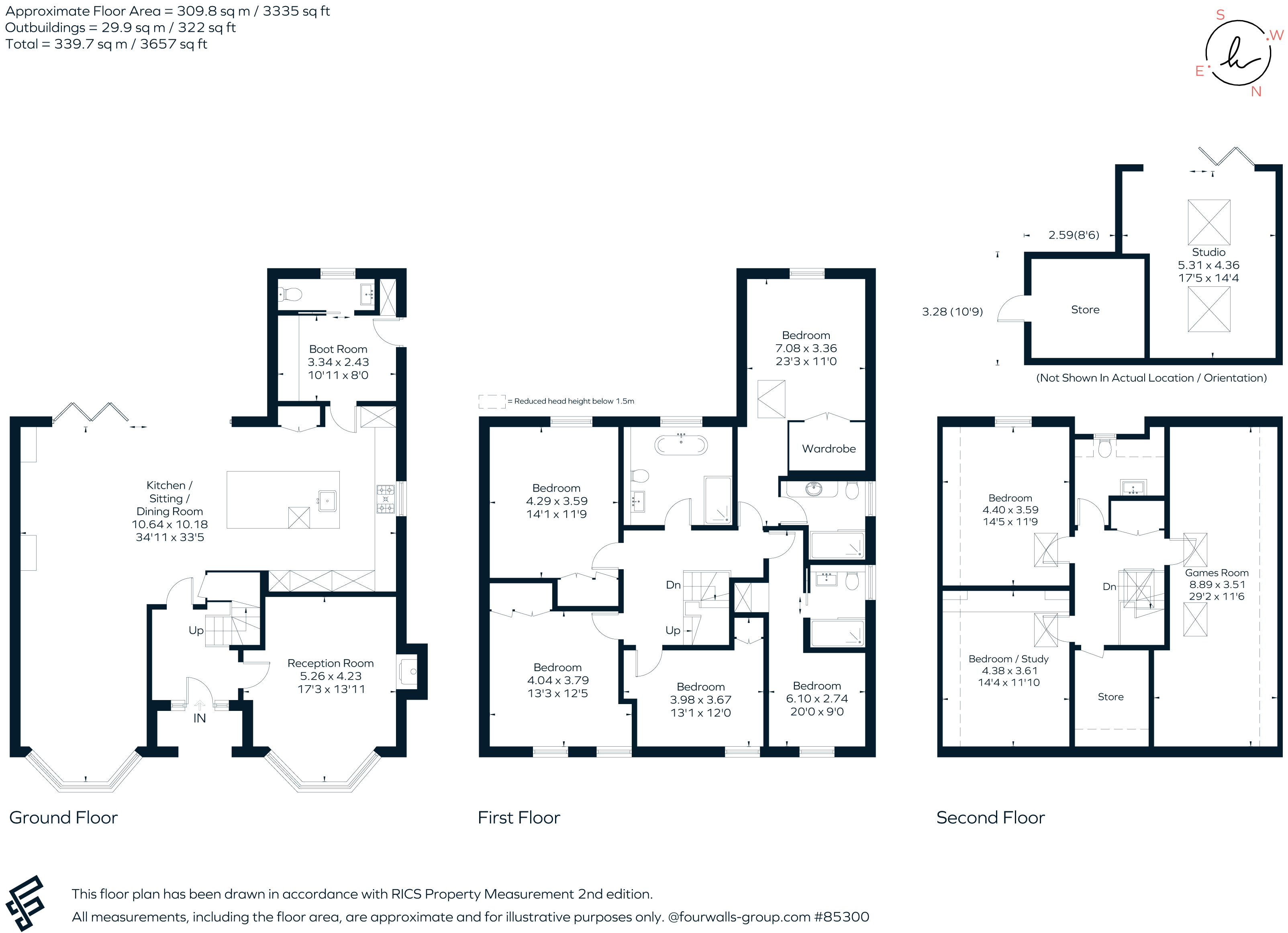 22, Montagu Road, Datchet floorplan