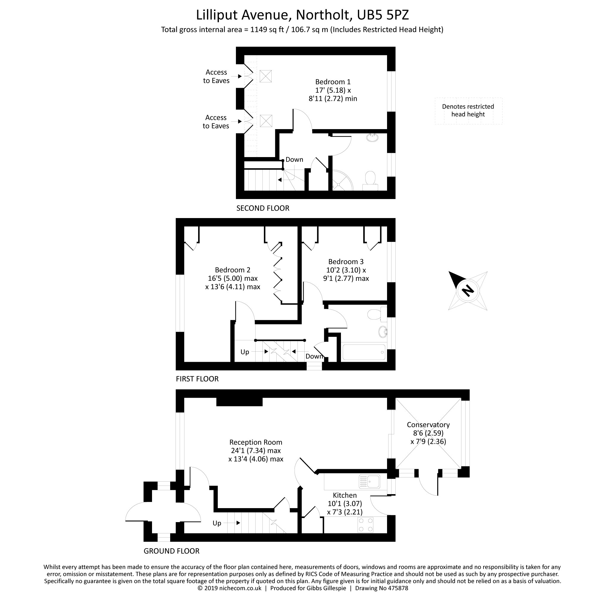 3 Bedrooms Semi-detached house for sale in Lilliput Avenue, Northolt, Middlesex UB5