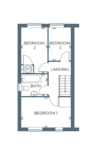 AllSaintsTyrone, All Saints, Ferryhill floorplan