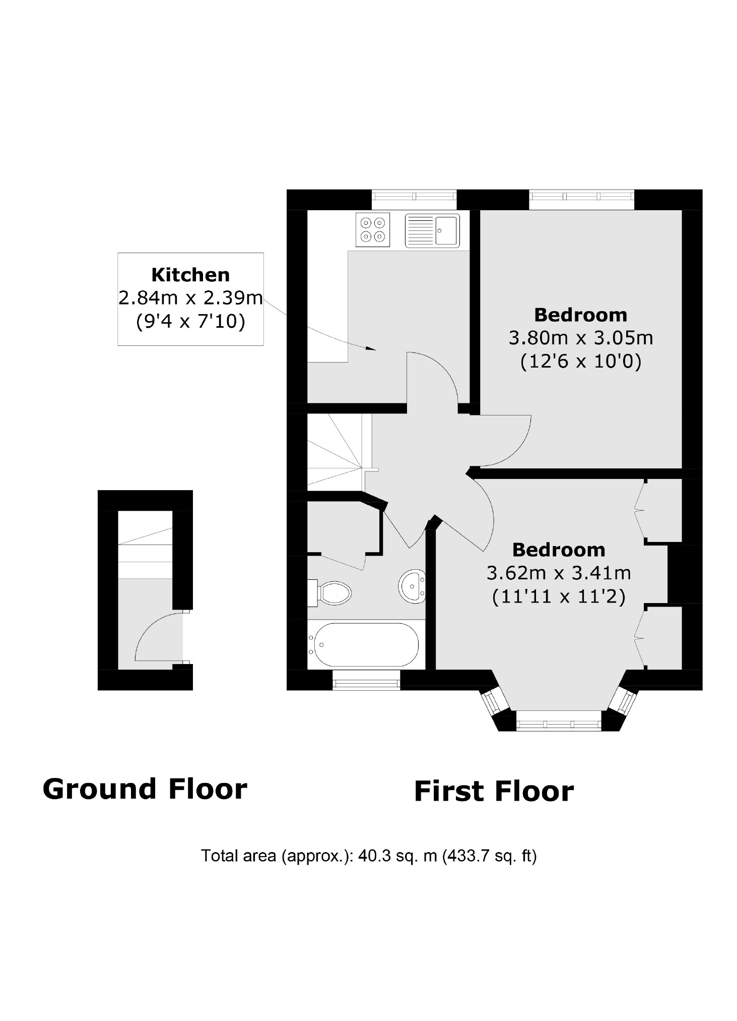 FFF, 34, Bicester Road, Richmond floorplan
