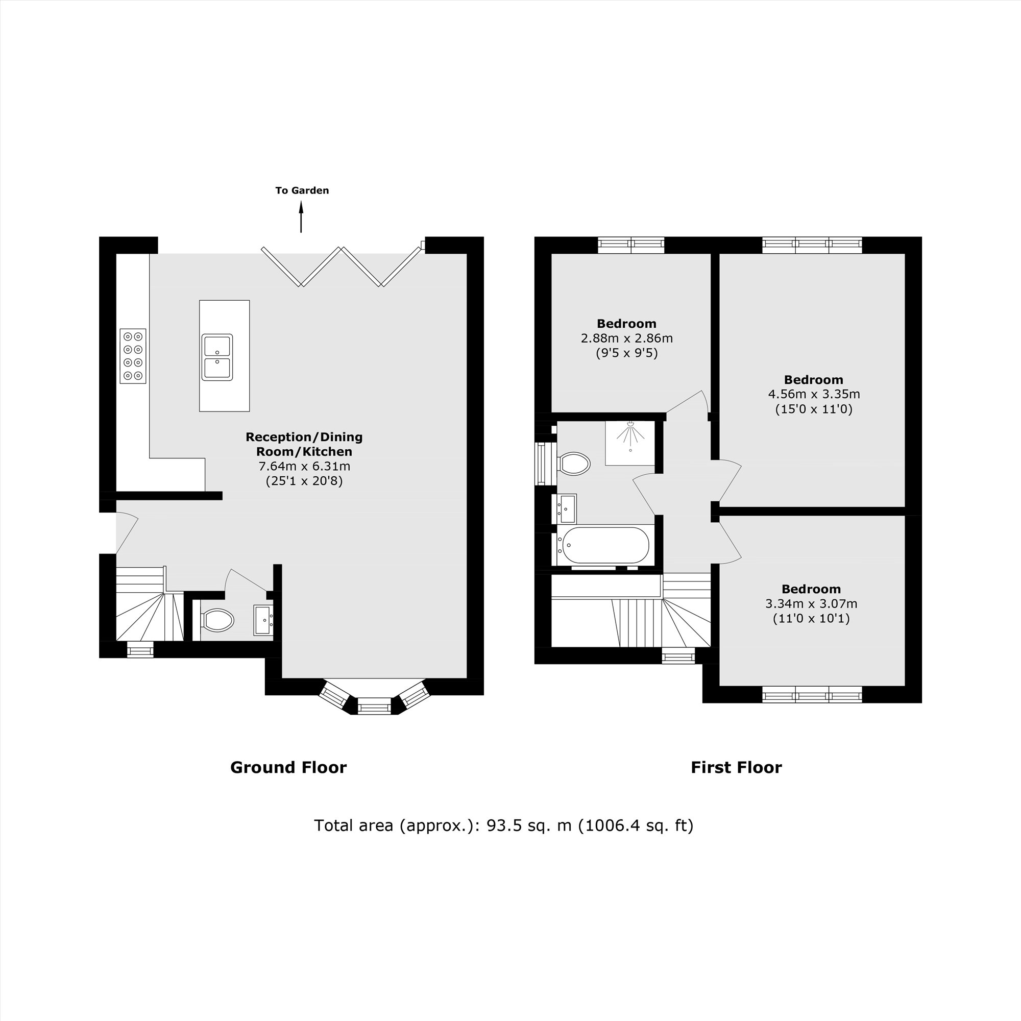 117, Wigley Road, Feltham floorplan