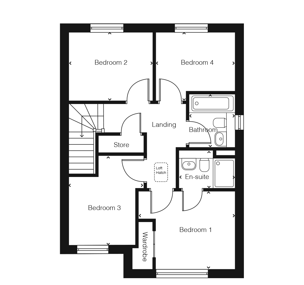Hatfield23, New Brighton floorplan
