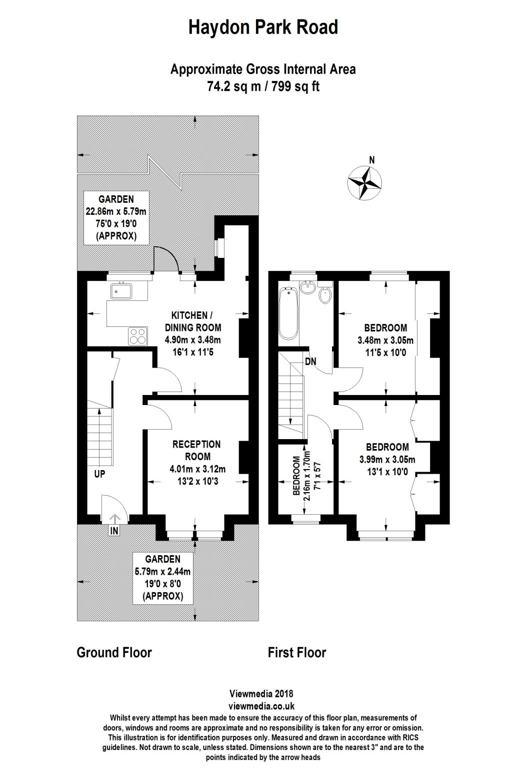 3 Bedrooms  to rent in Haydon Park Road, London SW19