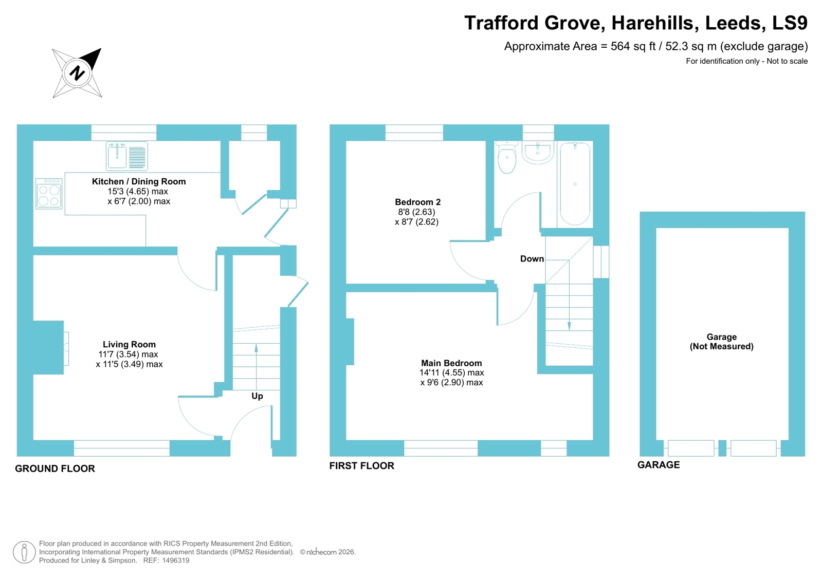 37, Trafford Grove, Leeds floorplan