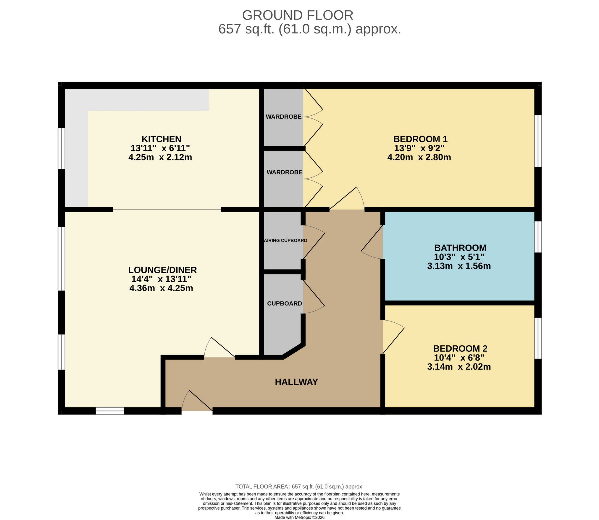 37, Hawks Rise, Yeovil floorplan