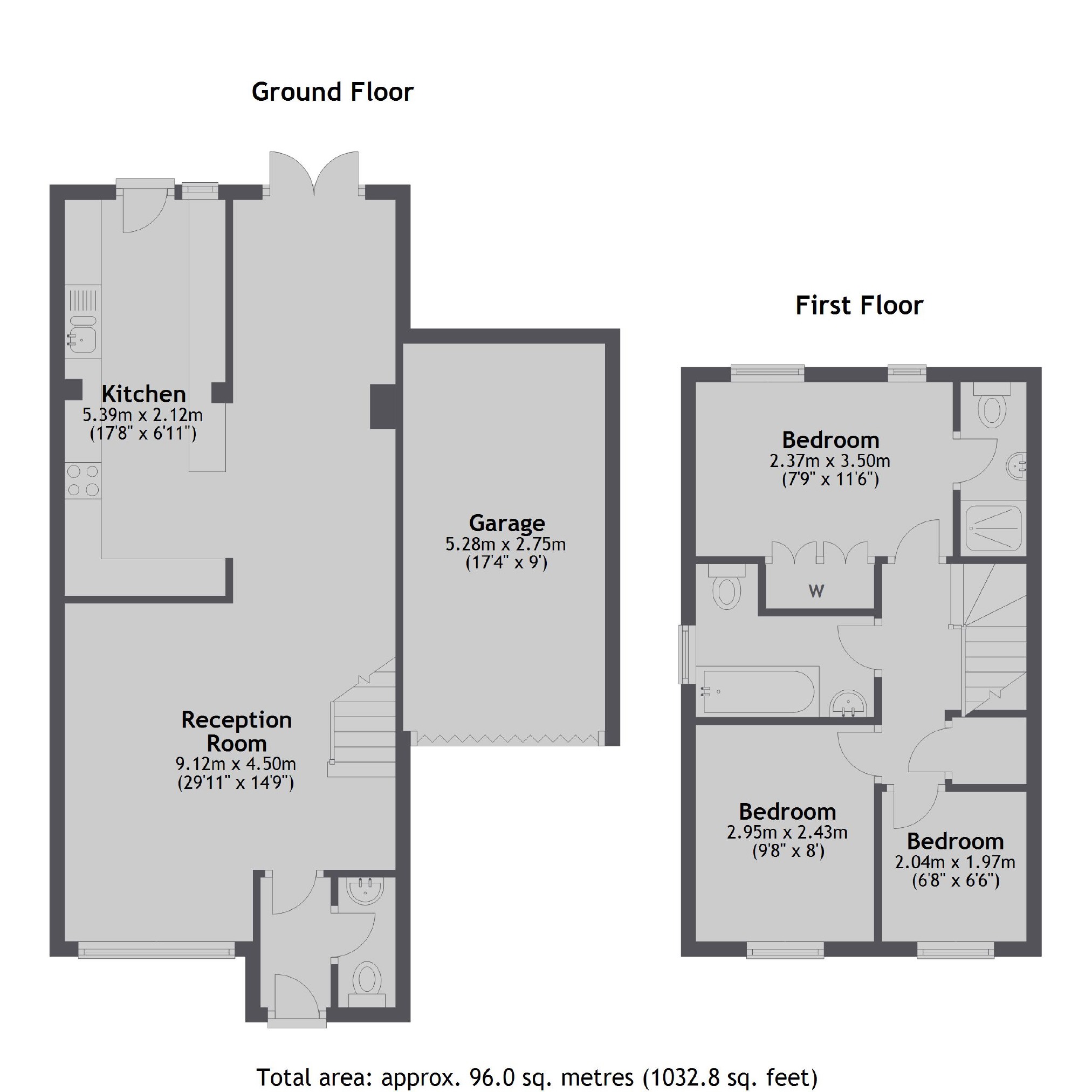 99, Kings Chase, East Molesey floorplan