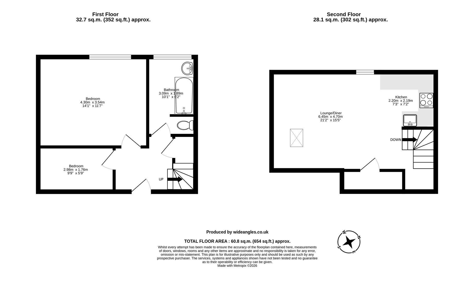 2 The Old Post Office Store, Weston Road, Bletchingdon floorplan