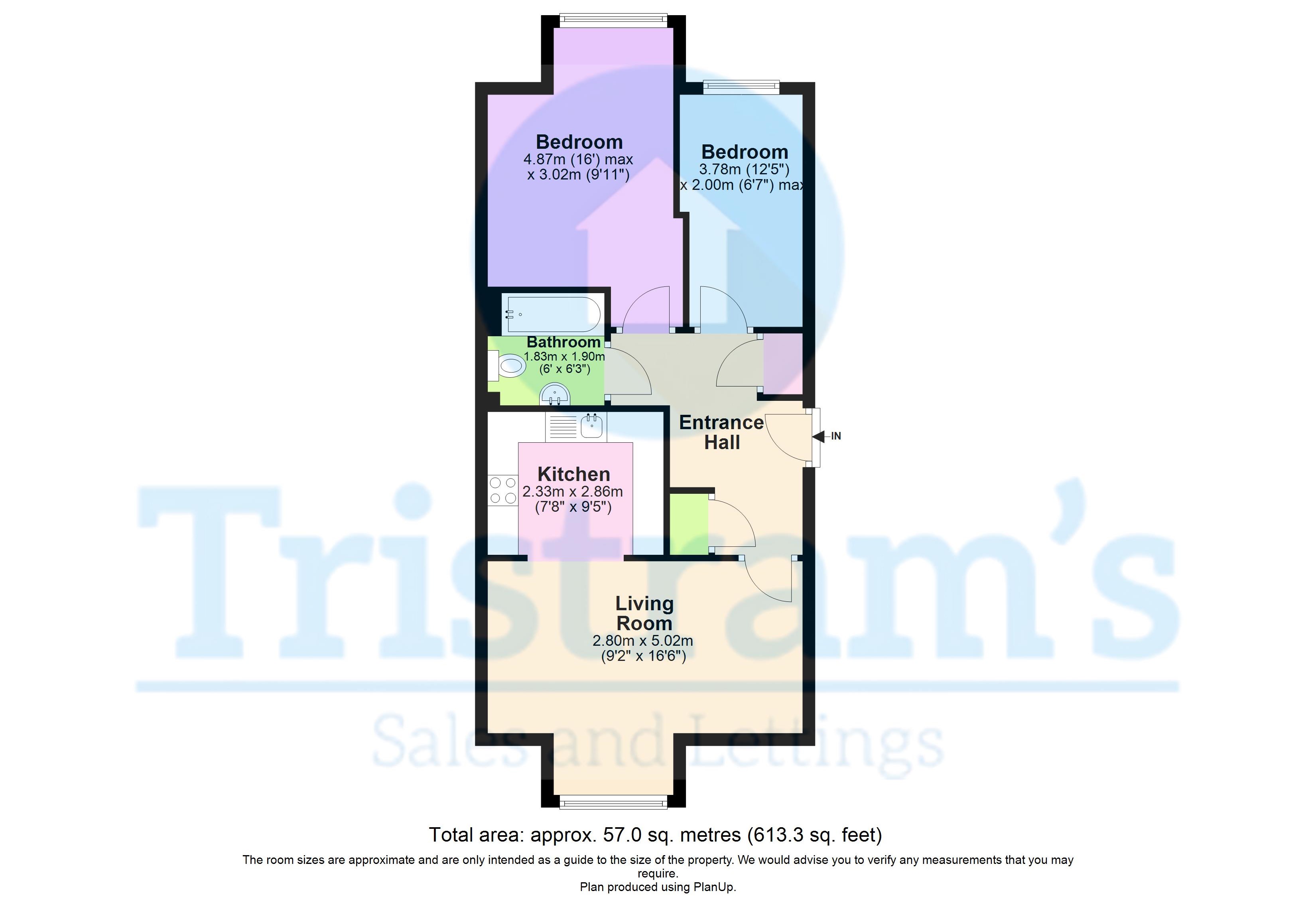 Flat 3, 82, Hallam Fields Road, Ilkeston floorplan