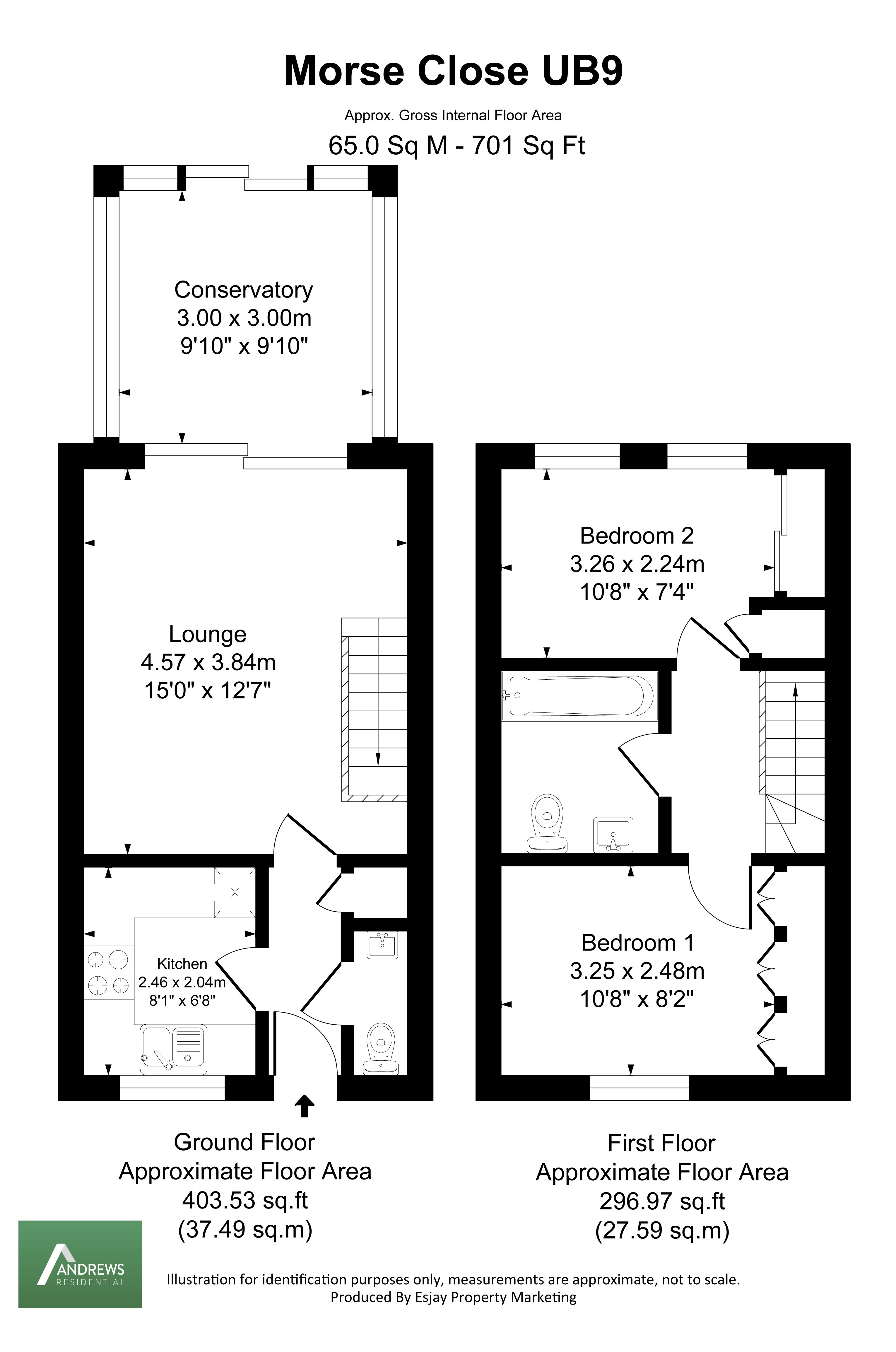 68, Morse Close, Harefield floorplan