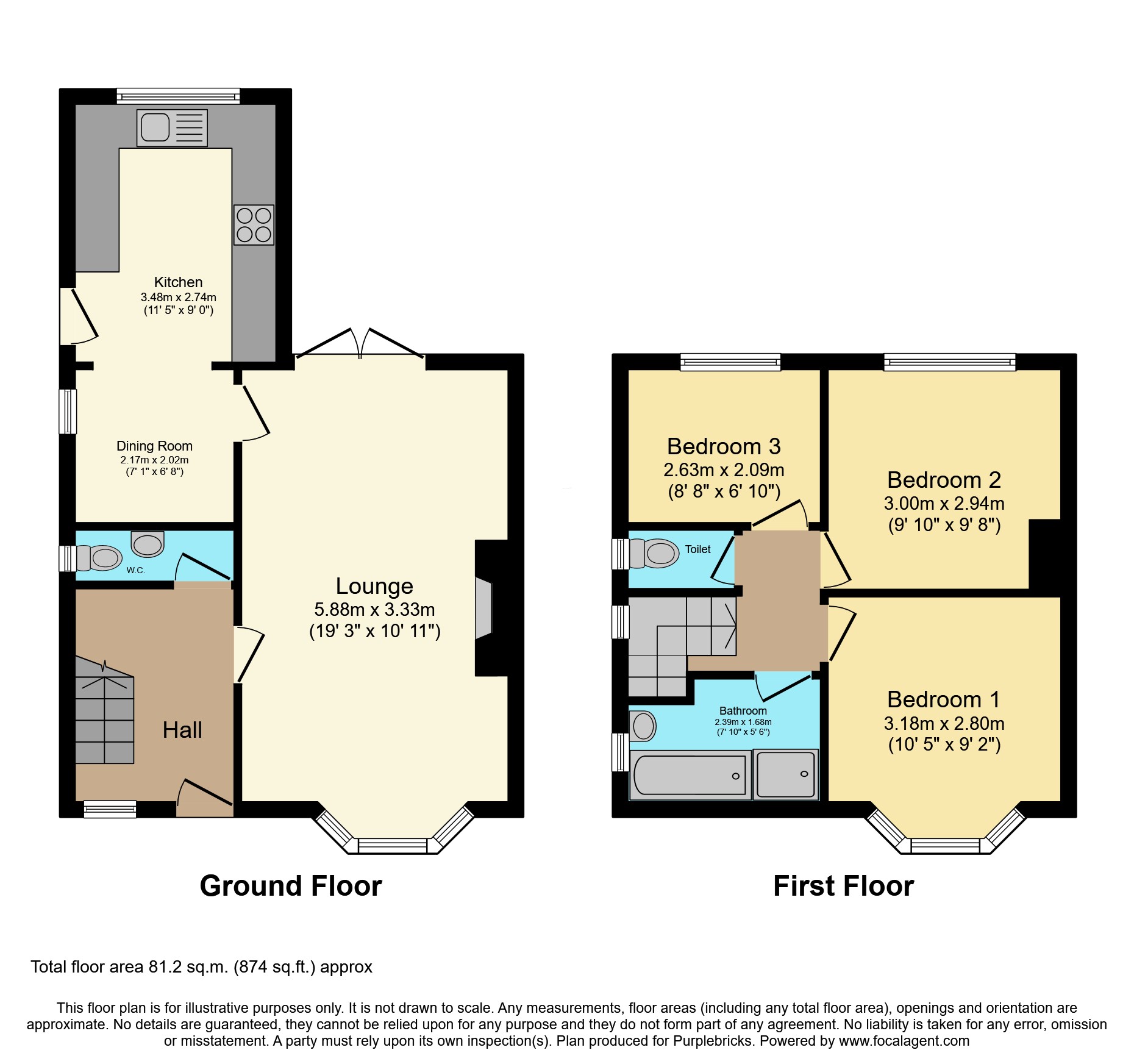 16, Davenport Avenue, Crewe floorplan
