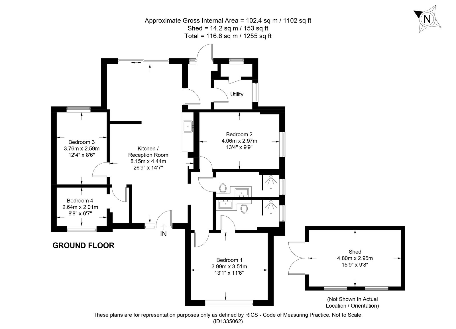 21, Telegraph Lane, Alton floorplan