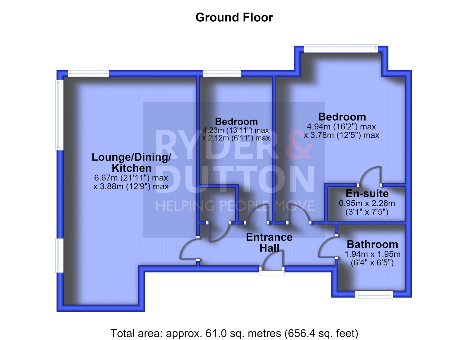 2, Bowler Way, Saddleworth floorplan