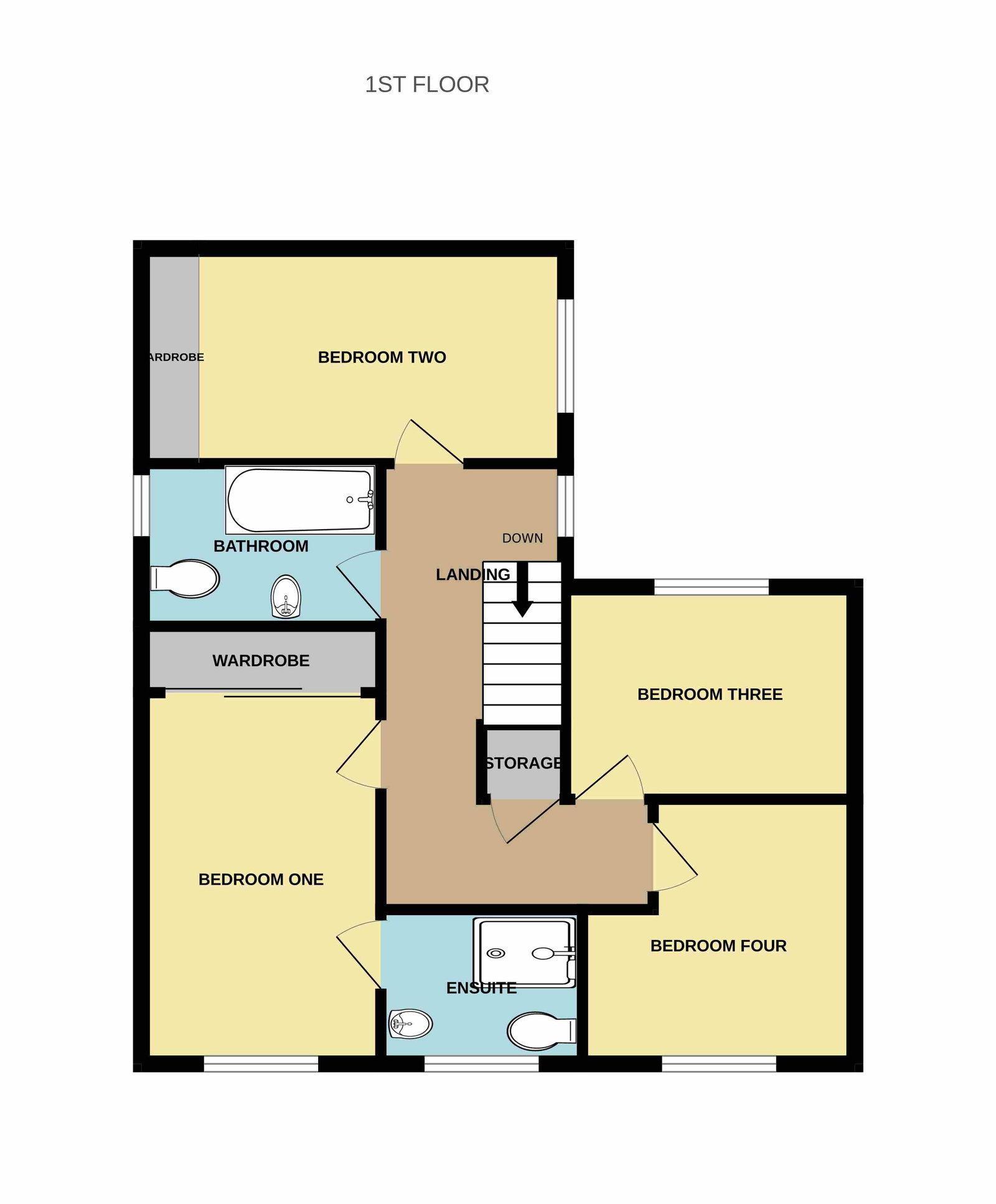 18, Beaumont Close, Great Wyrley floorplan