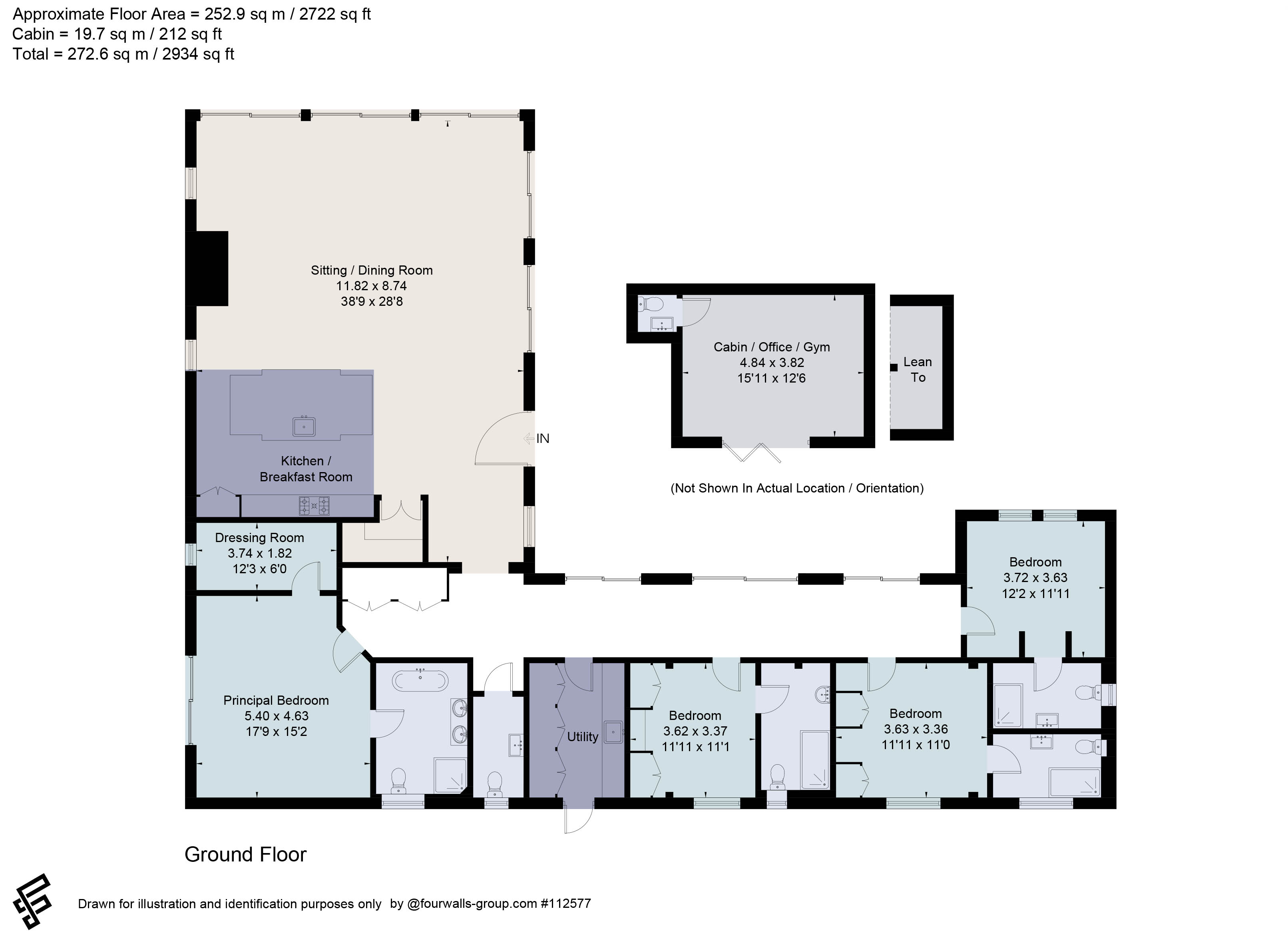 Cuttle Brook Barn,, Chinnor Road, Princes Risborough floorplan
