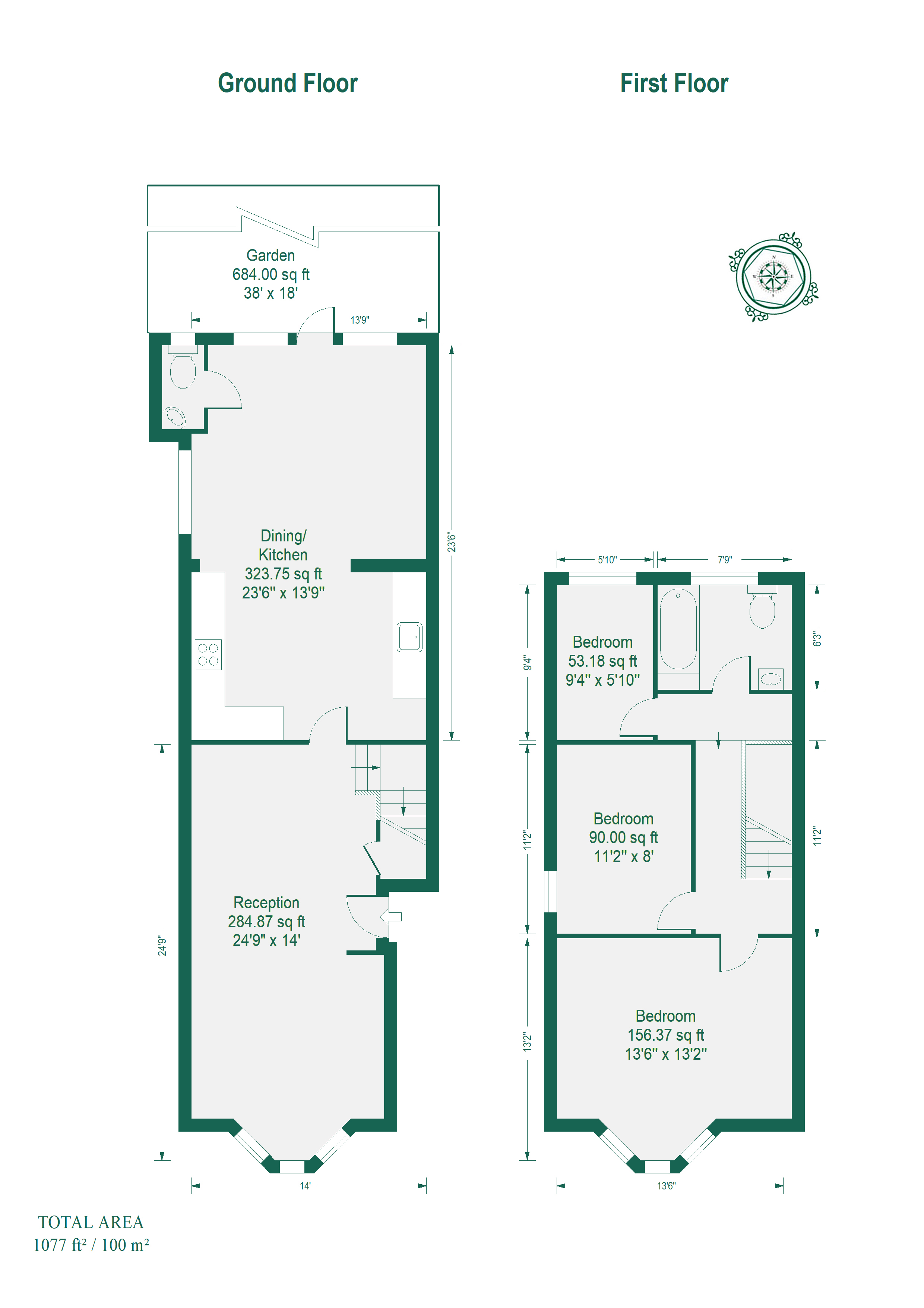 Woodlands Park Road, London floorplan
