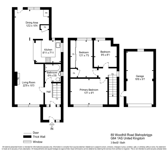 Woodhill Road, Glasgow G64, 3 bedroom semidetached house