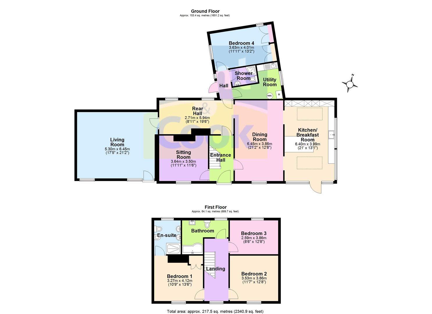 Bedford House, Watery Lane From A4112 To The Pitch, Hereford floorplan
