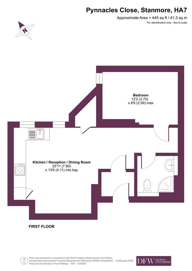 Flat 7, Compass House, Pynnacles Close, Stanmore floorplan
