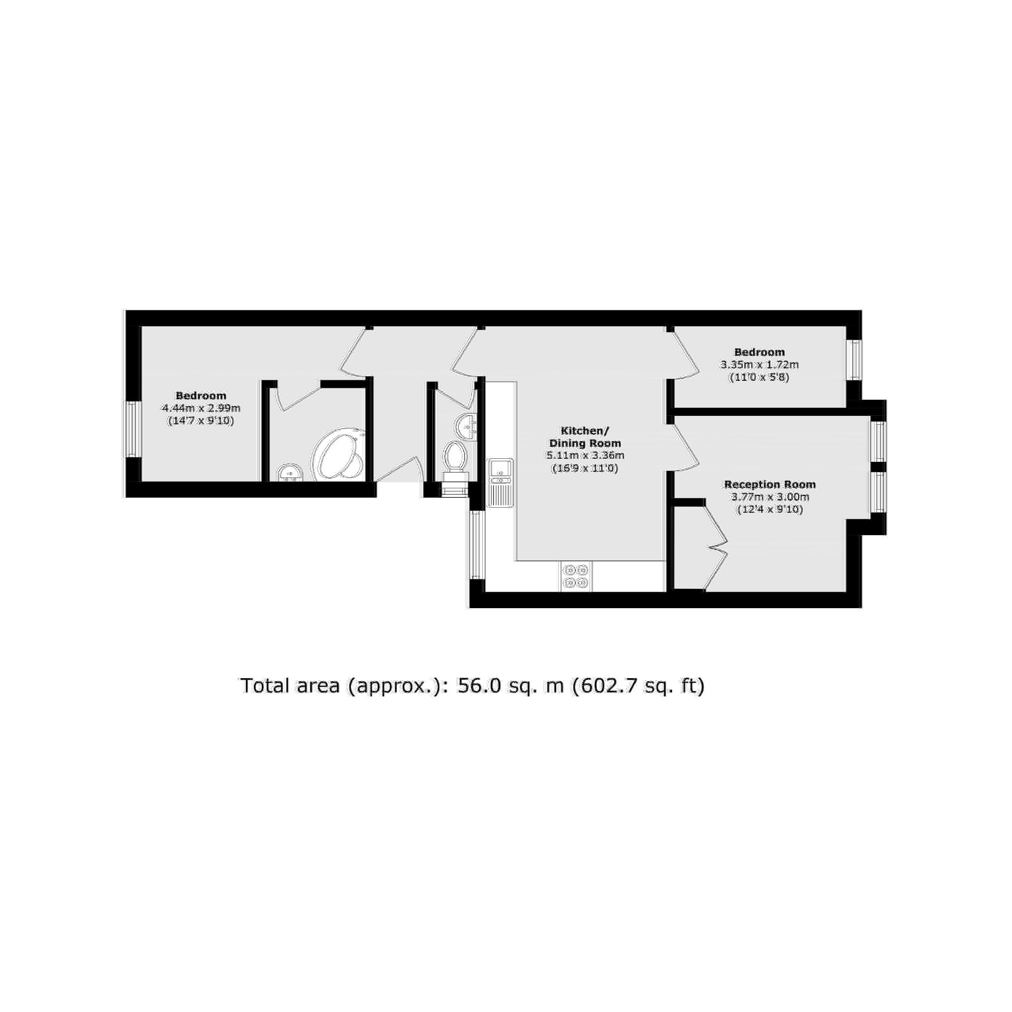 21A, Woodlands Street, London floorplan