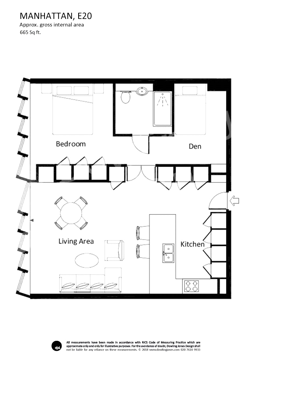 2 Bedrooms Flat for sale in Manhattan Loft Gardens, International Way, London E20