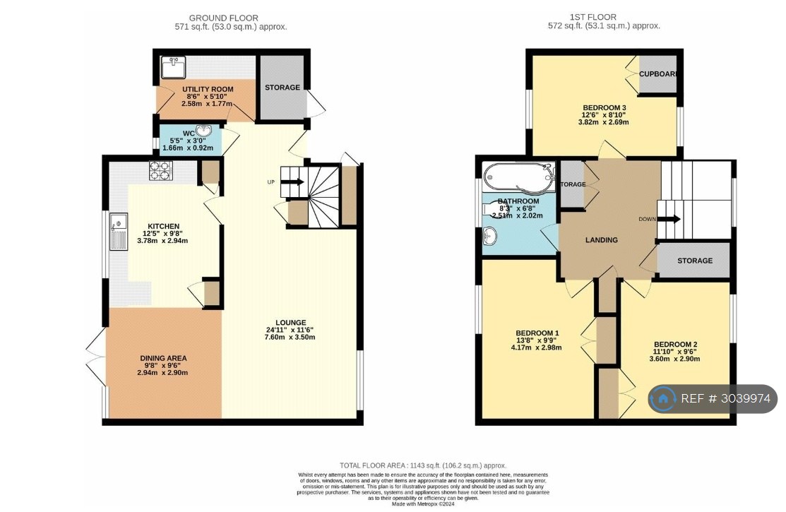 Earls Field, Raf Lakenheath, Brandon floorplan
