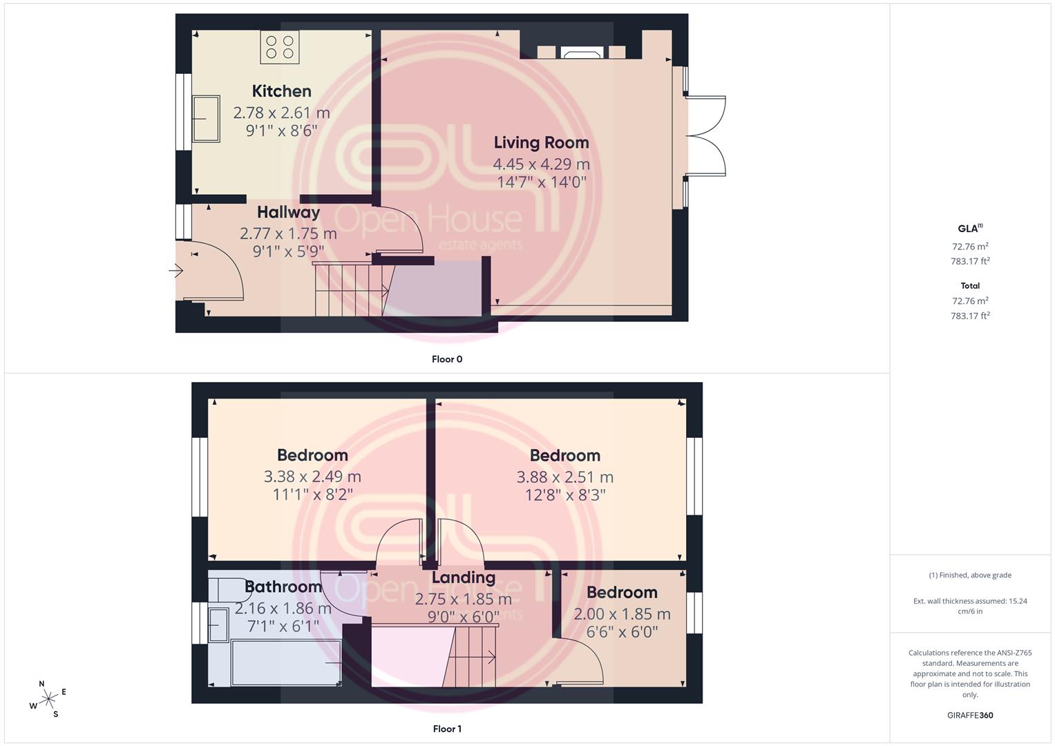 110, Station Road, Swadlincote floorplan