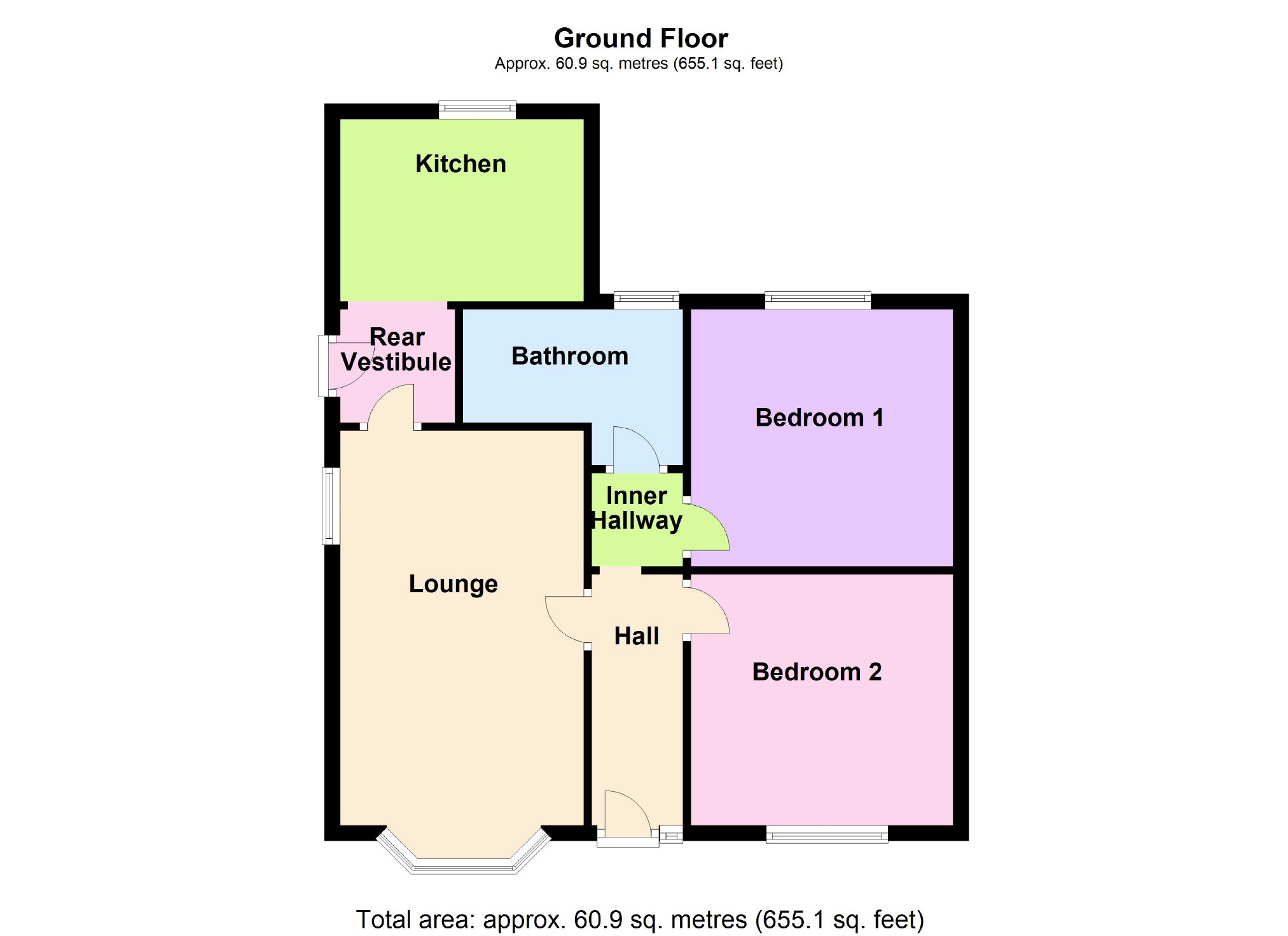 b Lane, Offerton, Stockport SK1, 2 bedroom semidetached bungalow