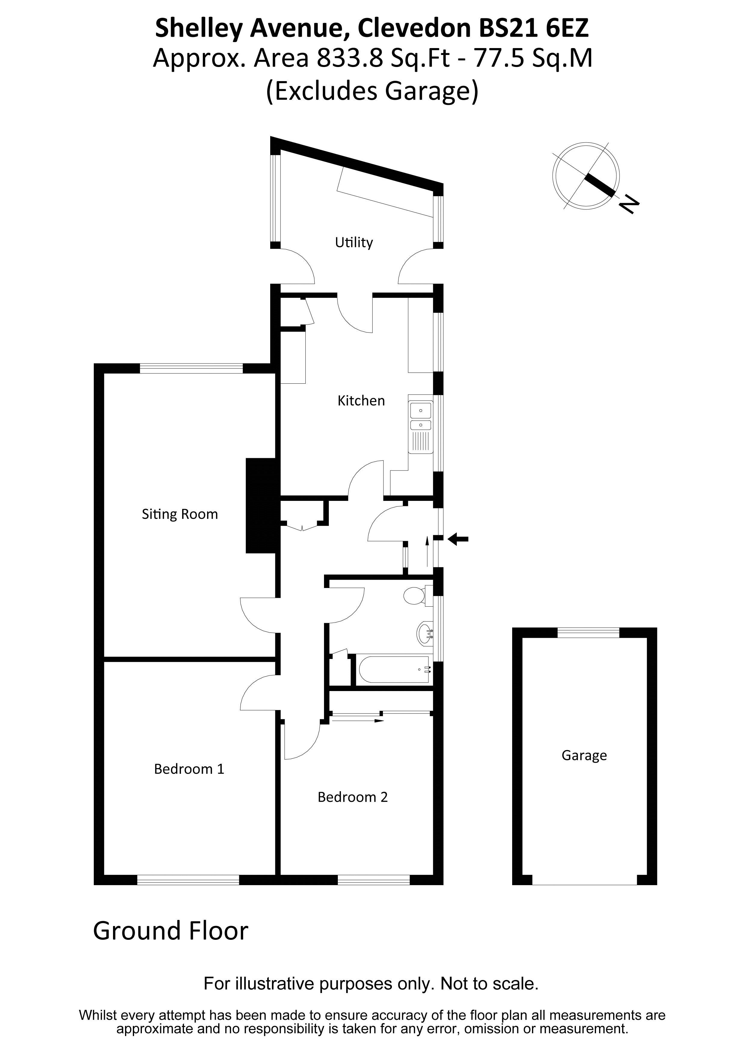 18, Shelley Avenue, Clevedon floorplan