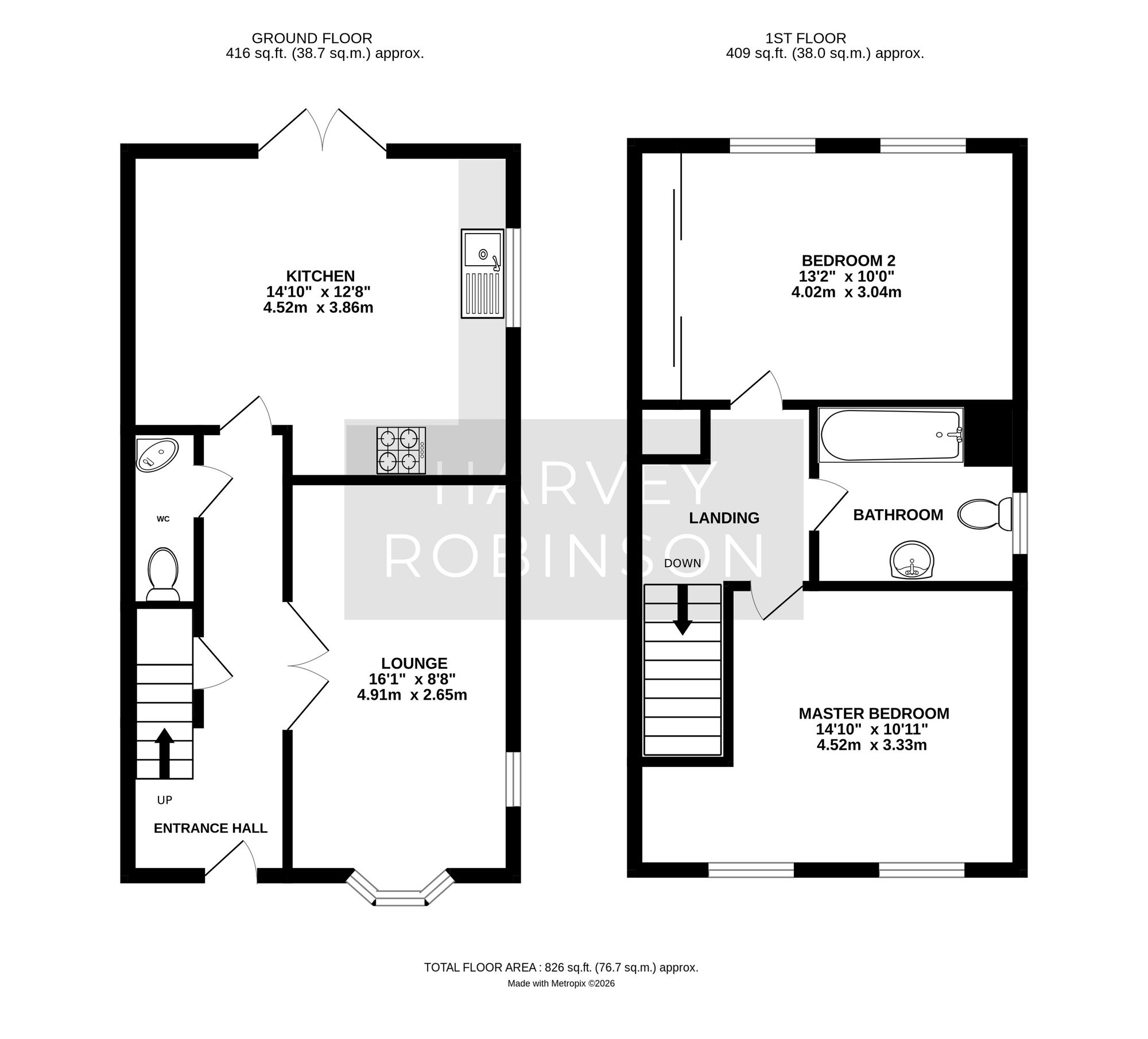 16 De Havilland Gardens, Huntingdon floorplan