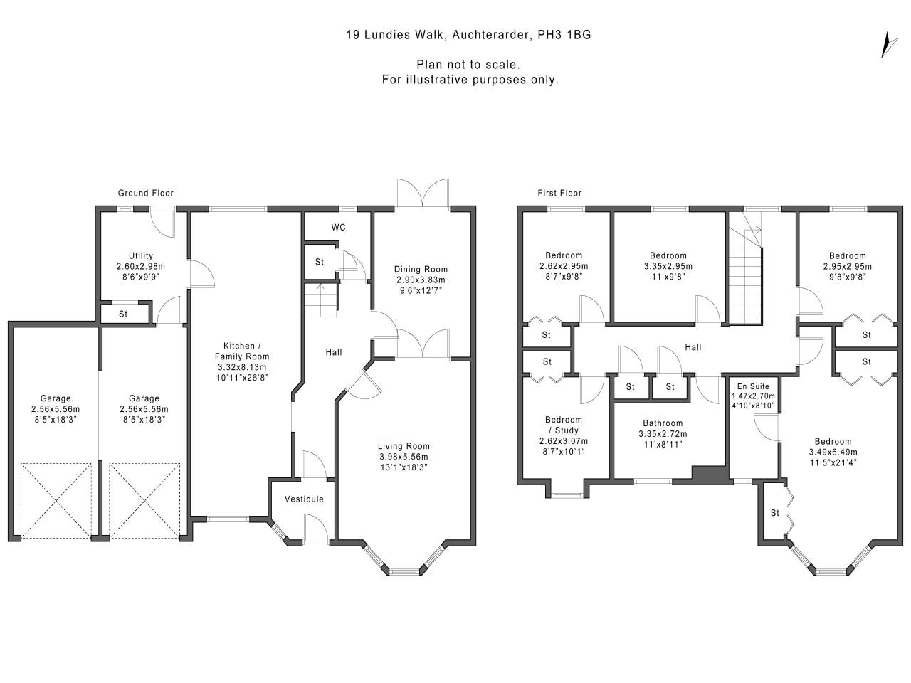 5 Bedrooms Detached house for sale in Lundies Walk, Auchterarder PH3