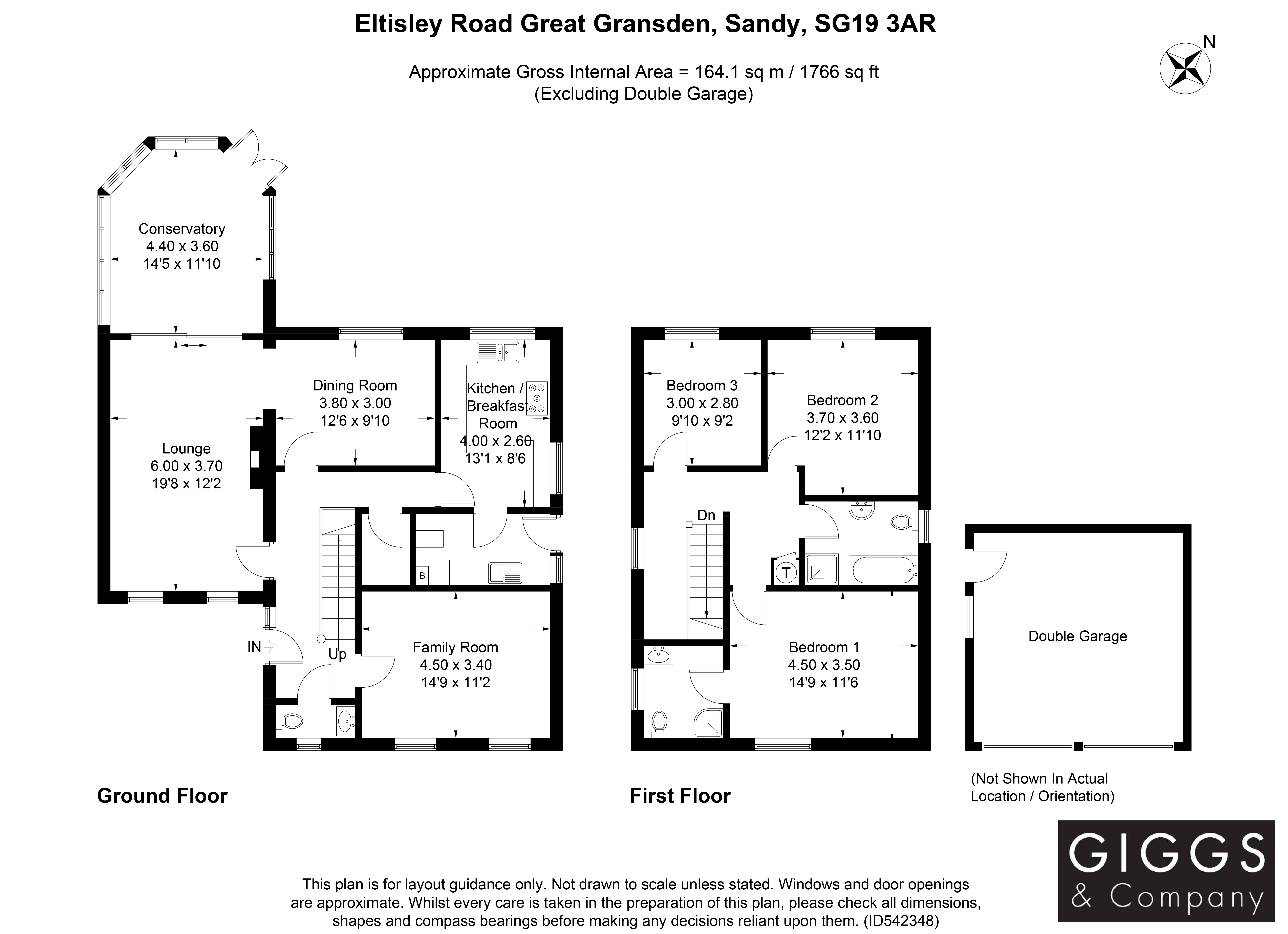 3 Bedrooms Detached house for sale in Eltisley Road, Great Gransden, Sandy, Cambridgeshire SG19