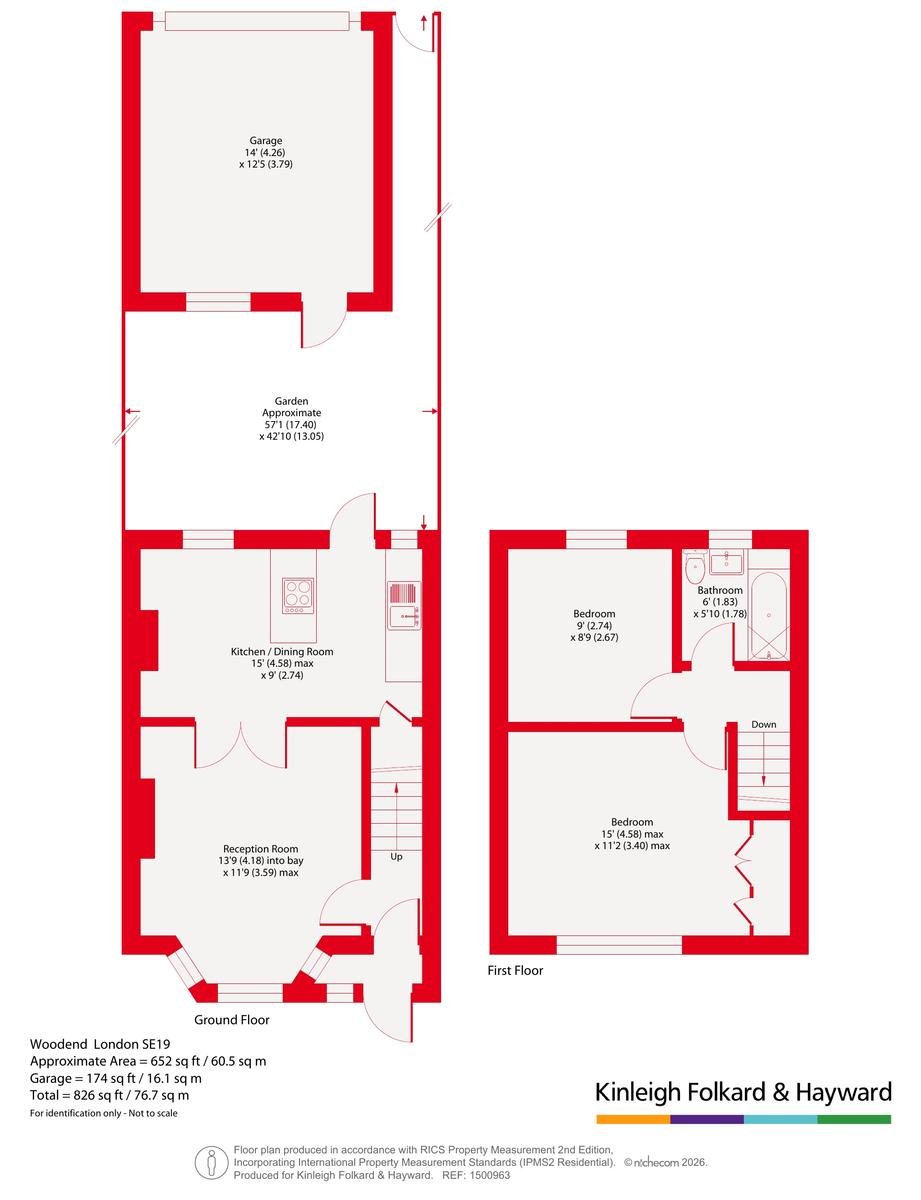 6, Woodend, London floorplan