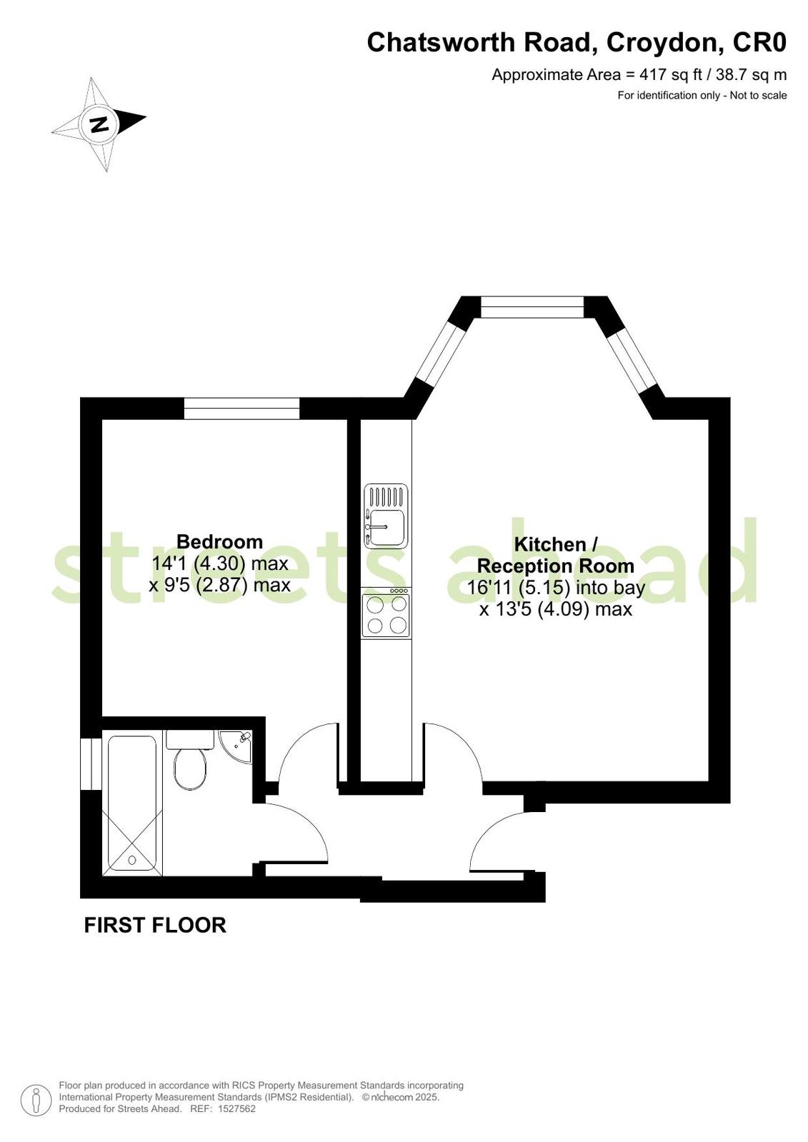 Flat 4, 35, Chatsworth Road, Croydon floorplan