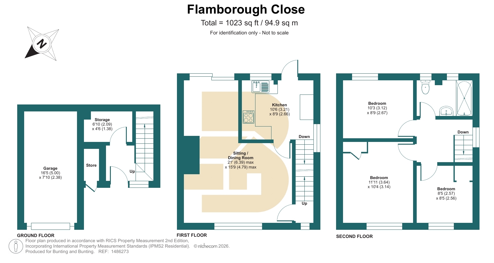 2, Flamborough Close, Westerham floorplan