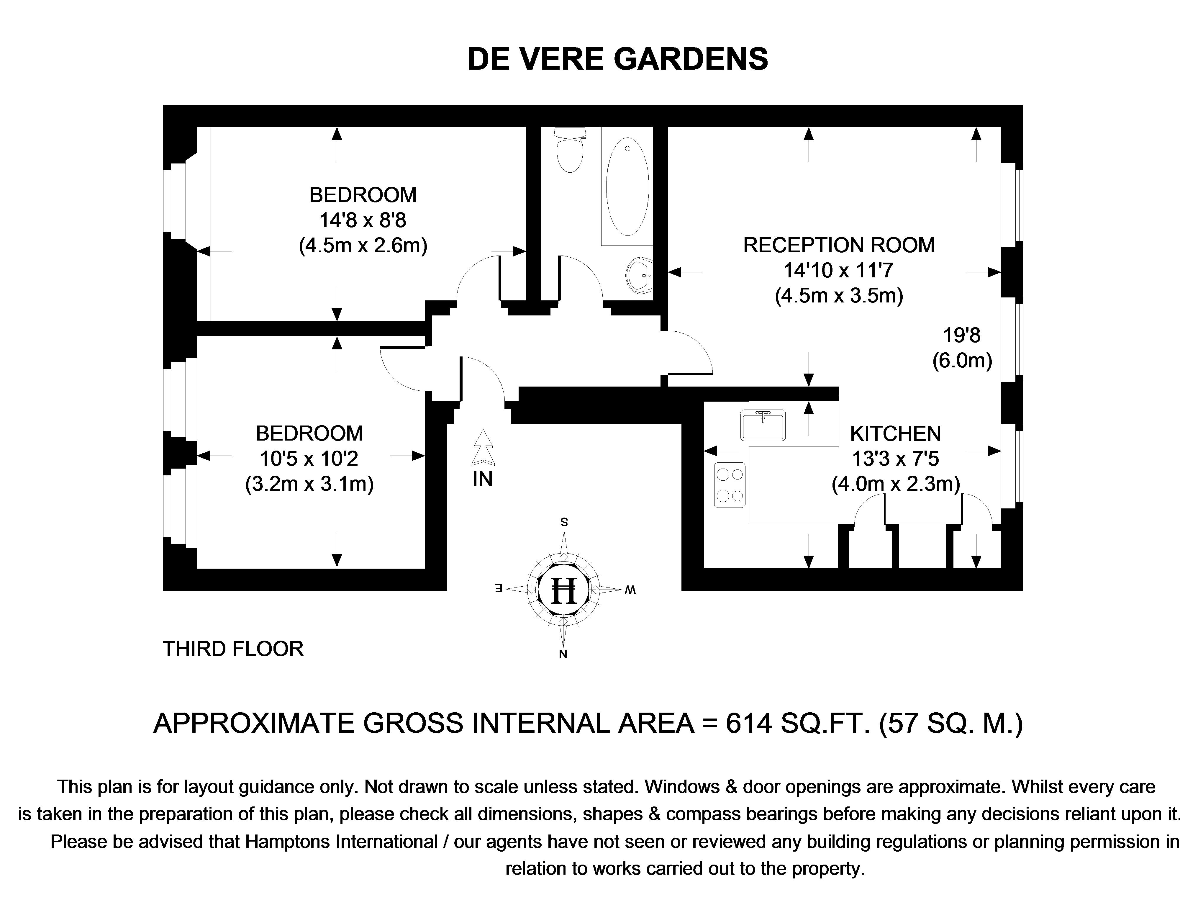 2 Bedrooms Flat to rent in De Vere Gardens, London W8