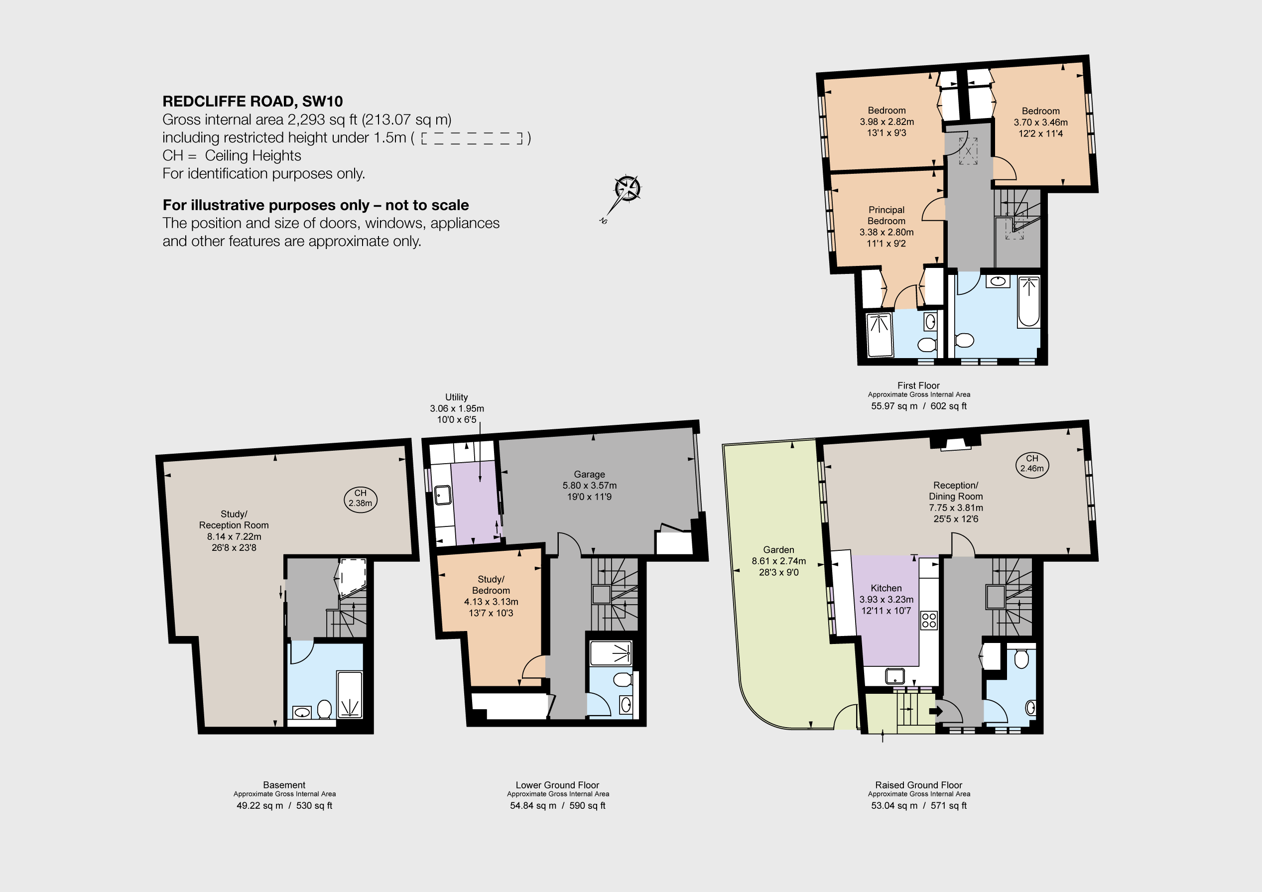 33, Redcliffe Road, London floorplan