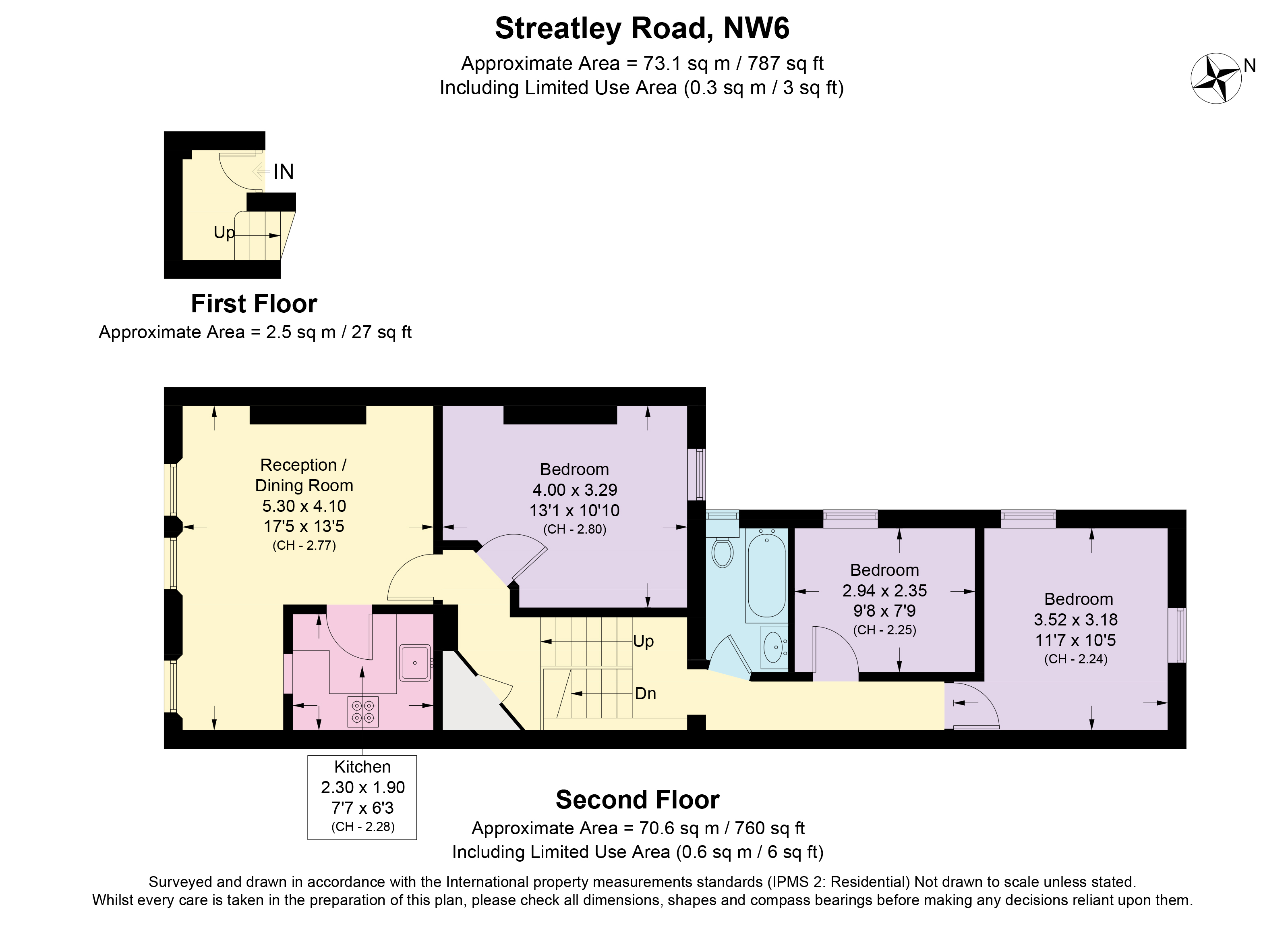 Streatley Road, London, NW6 floorplan