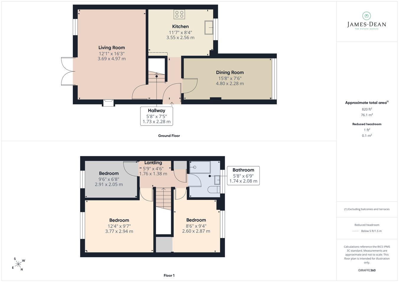 24, Beech Close, Ross-on-Wye floorplan