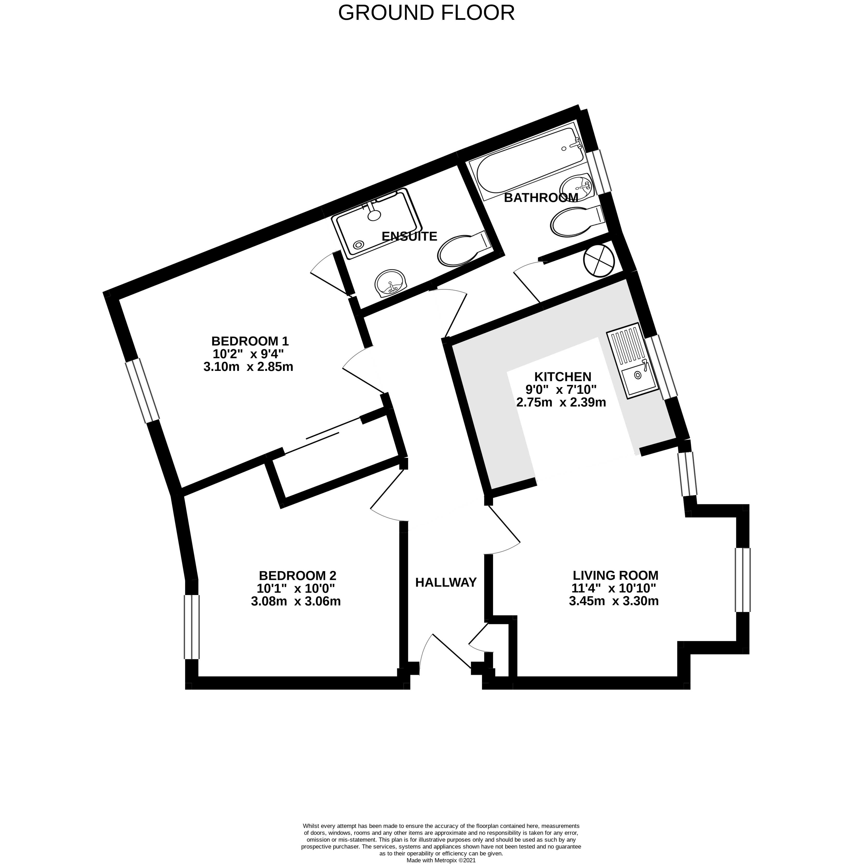 Free property report 71 Woodland Walk, Aldershot, GU12 4FE Chimnie