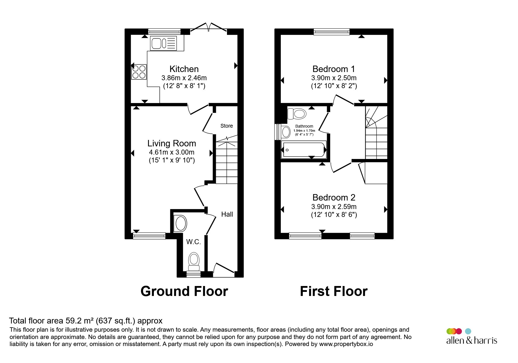 26, Arnold Way, Wantage floorplan