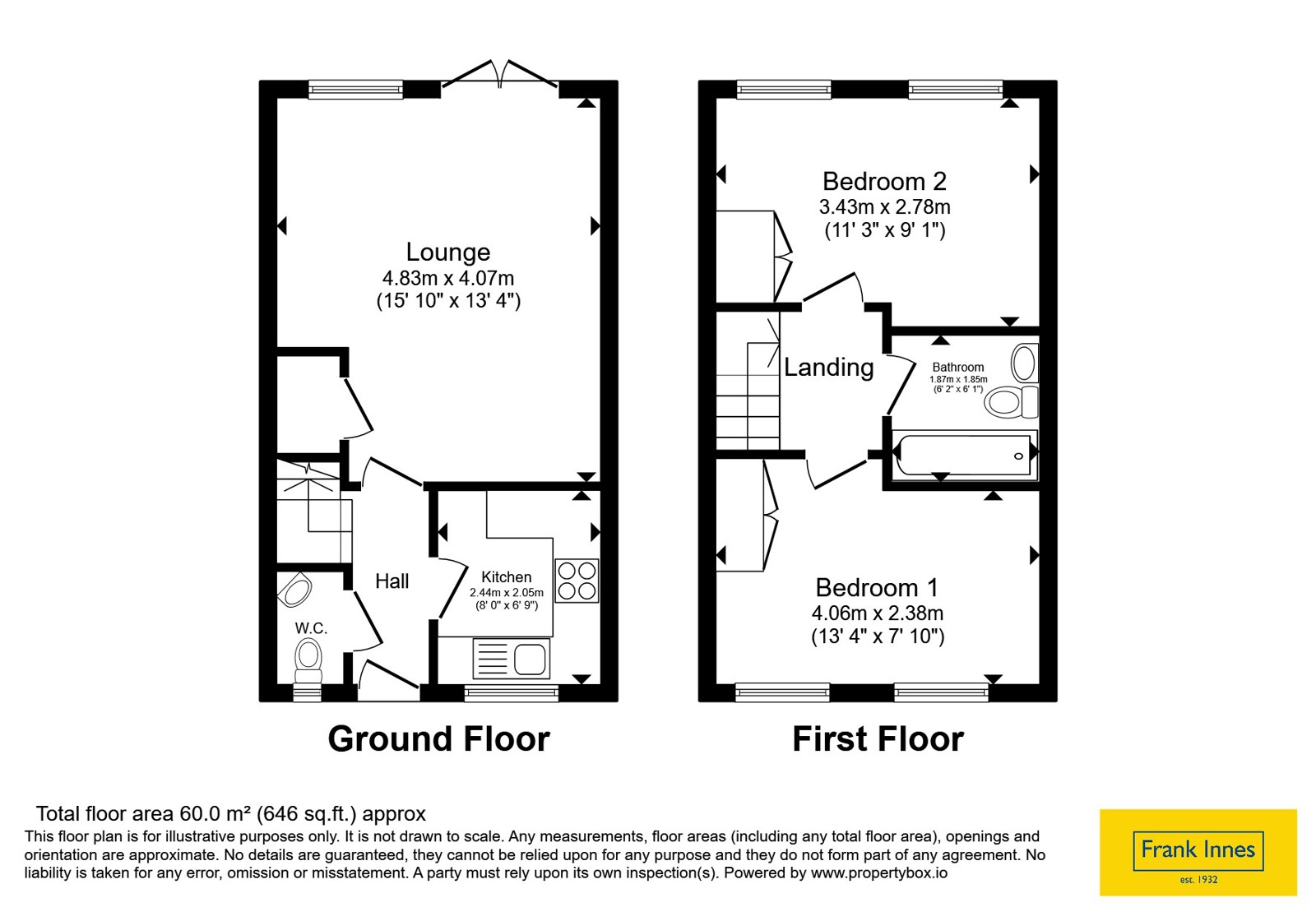 8, Golding Crescent, Staffordshire floorplan