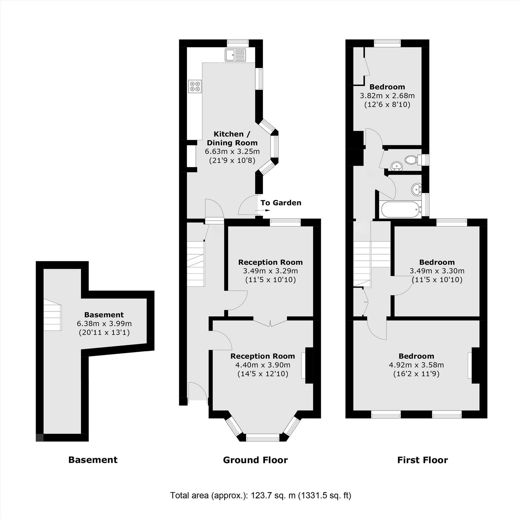 43, Billington Road, London floorplan