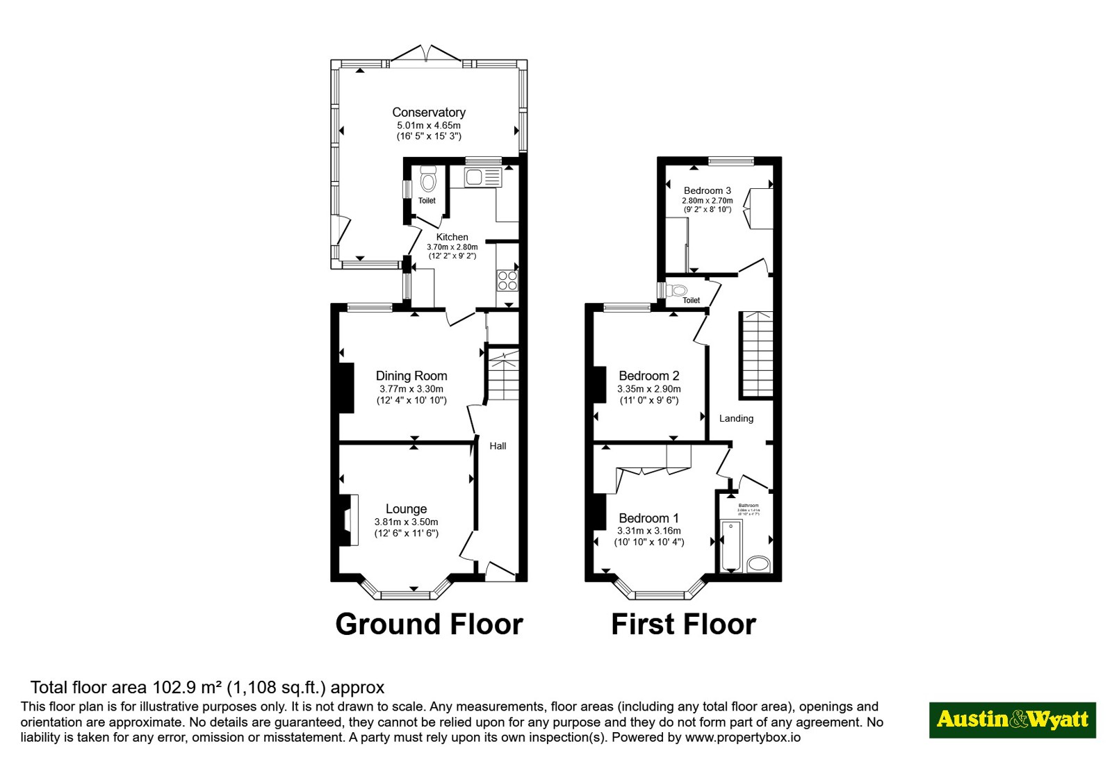 11, Khyber Road, Dorset floorplan