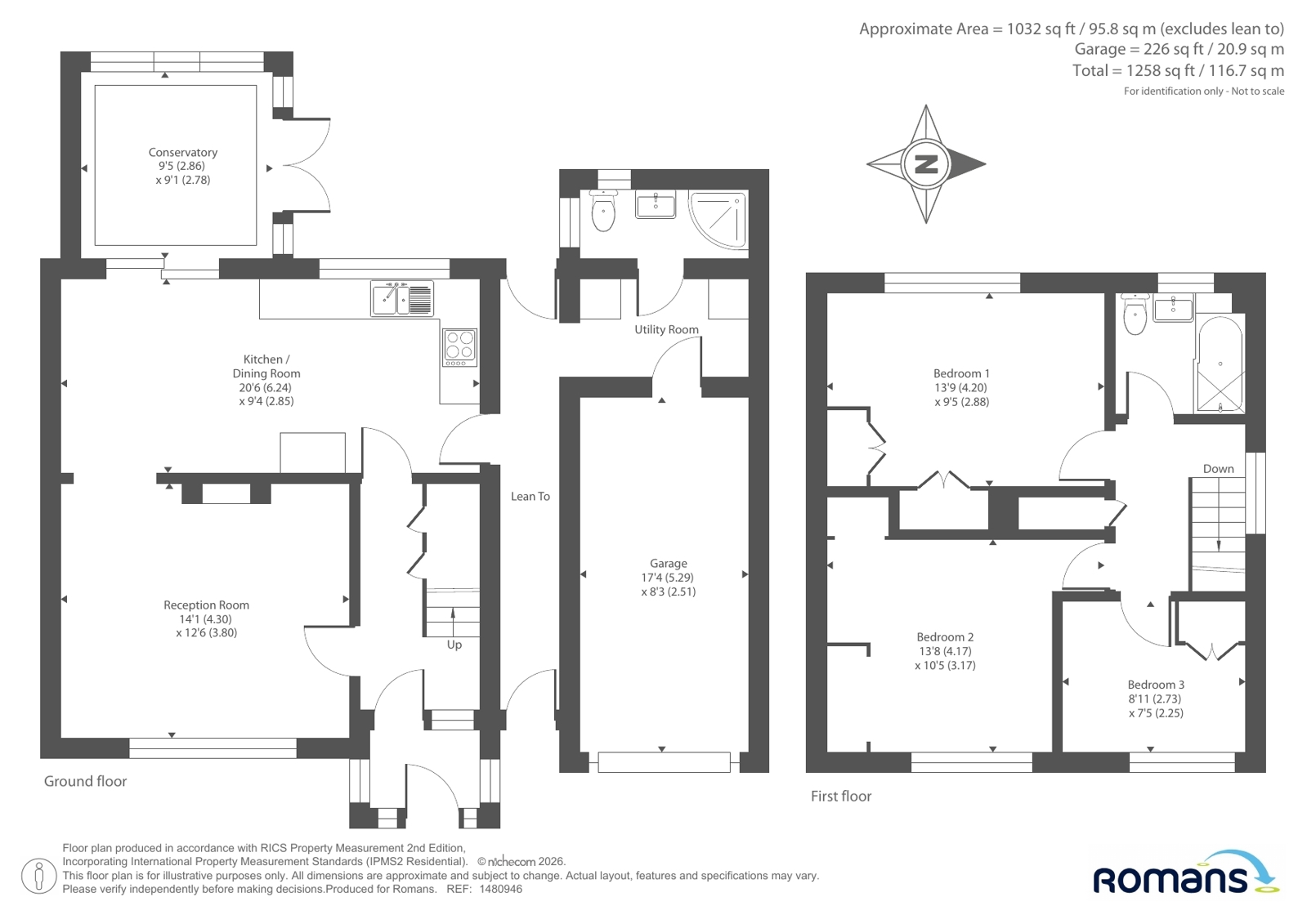 84, Sandringham Road, Wiltshire floorplan