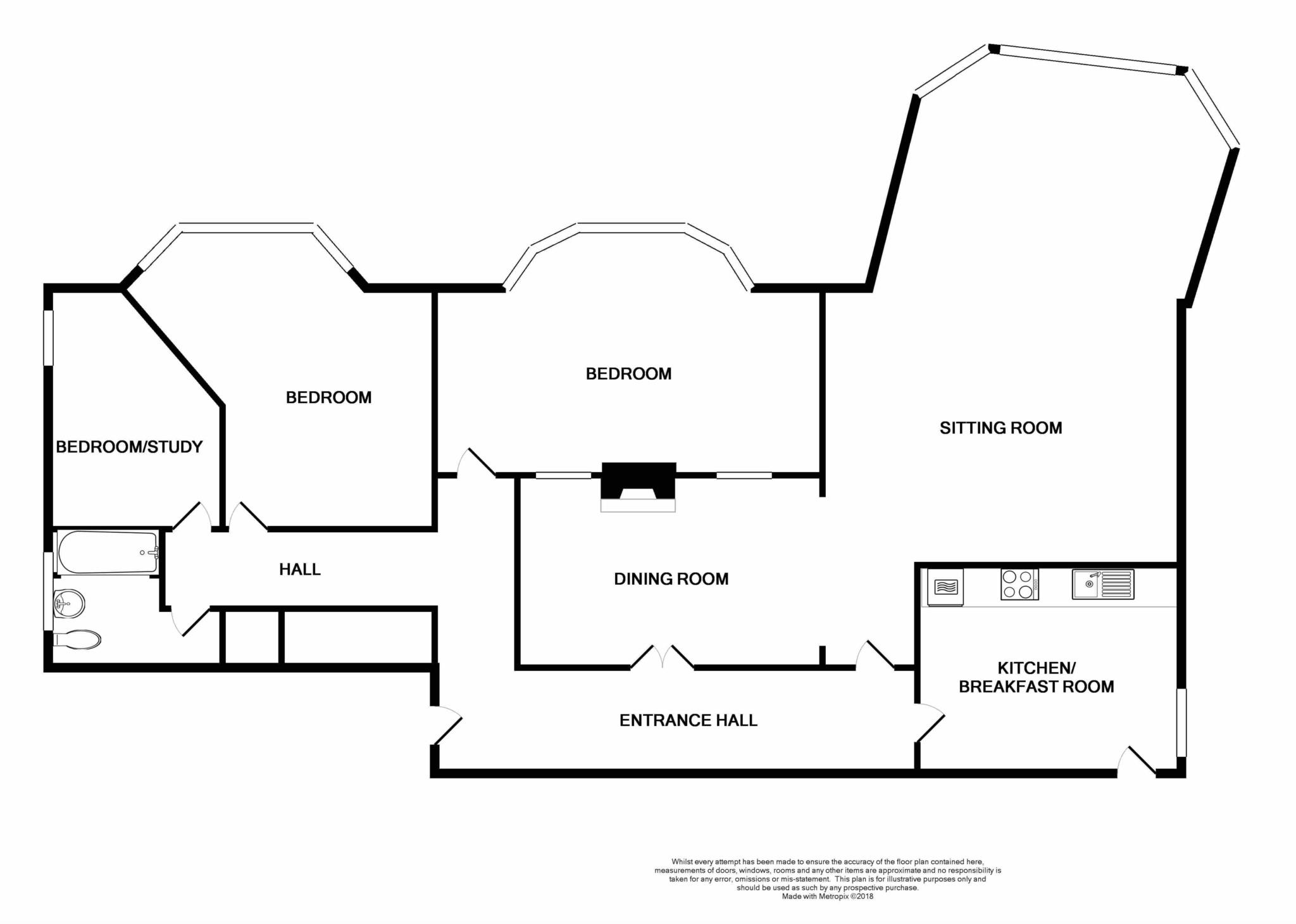 Flat 6 Highmead Manor, Buxton Road, Eastbourne floorplan