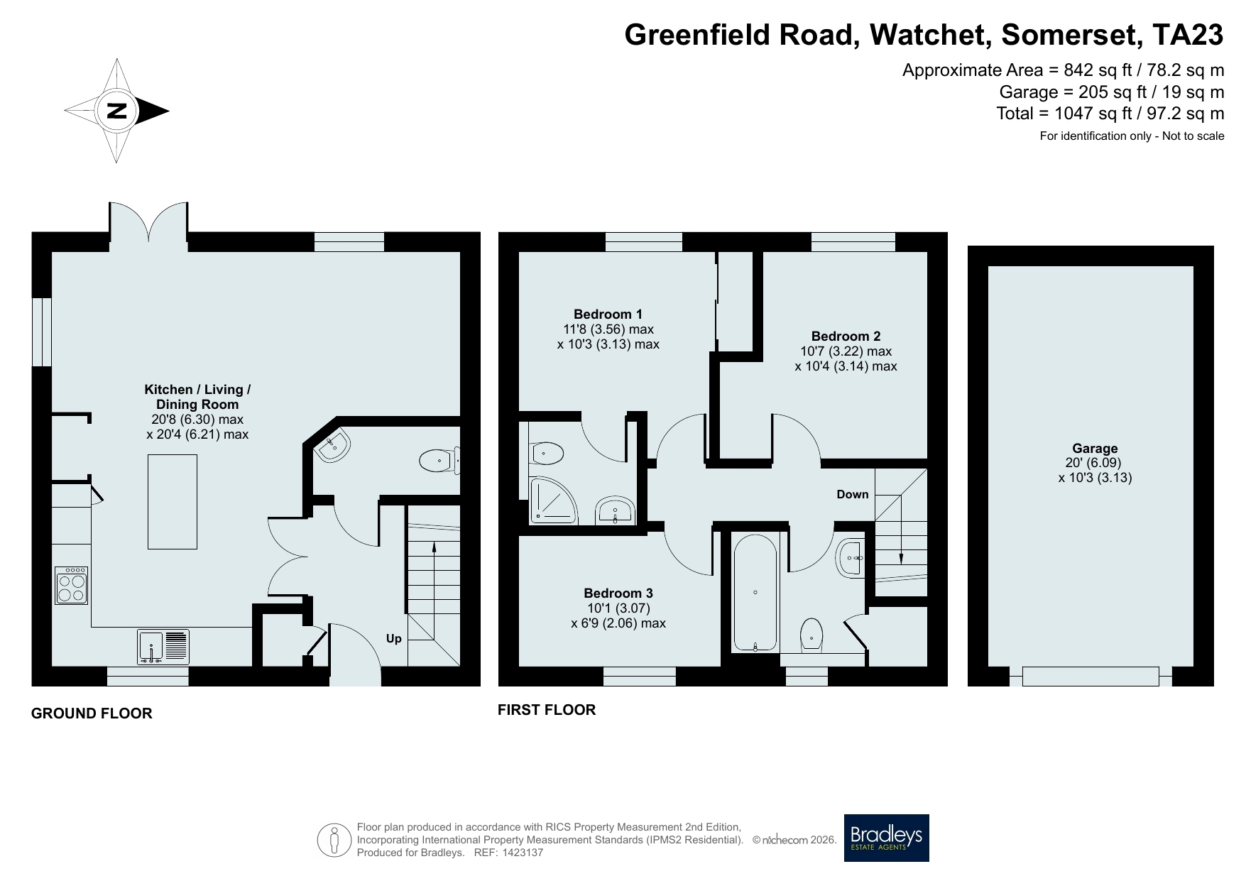 1, Greenfield Road, Somerset floorplan