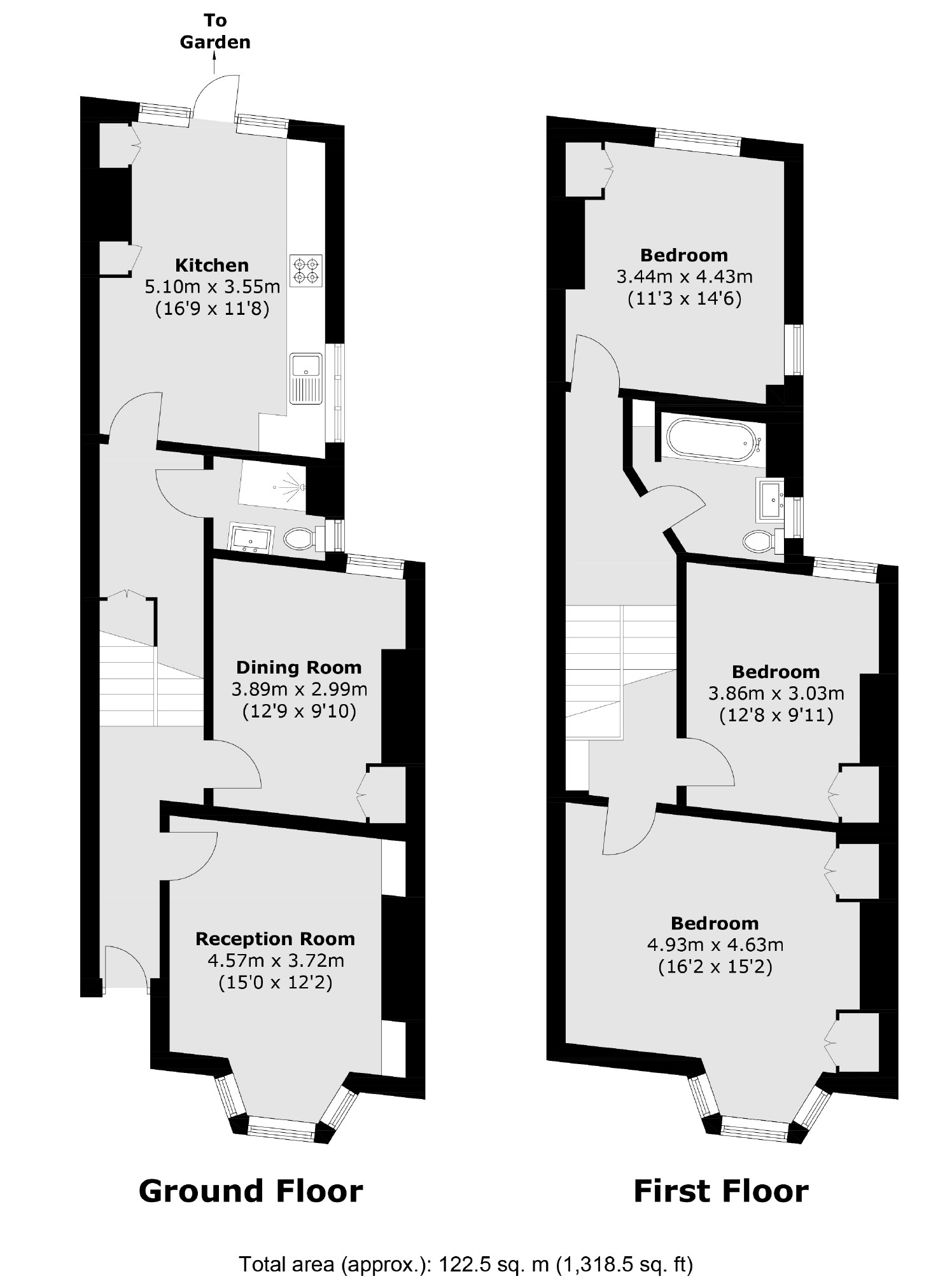 68, Crown Road, Twickenham floorplan
