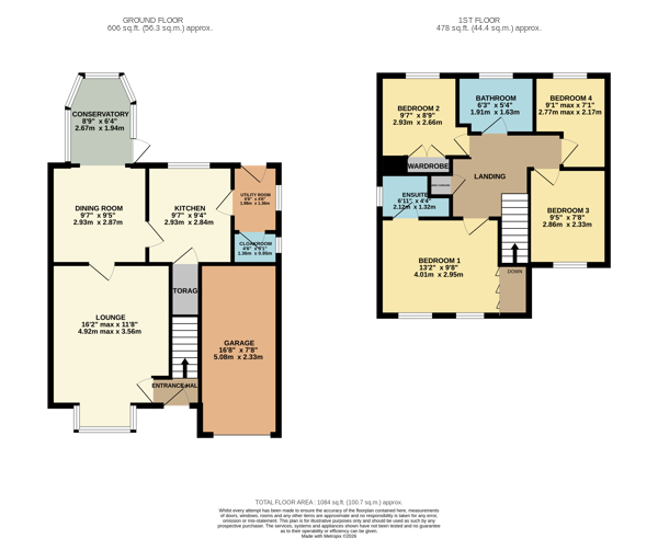 3, Kilmarnock Drive, Bedfordshire floorplan